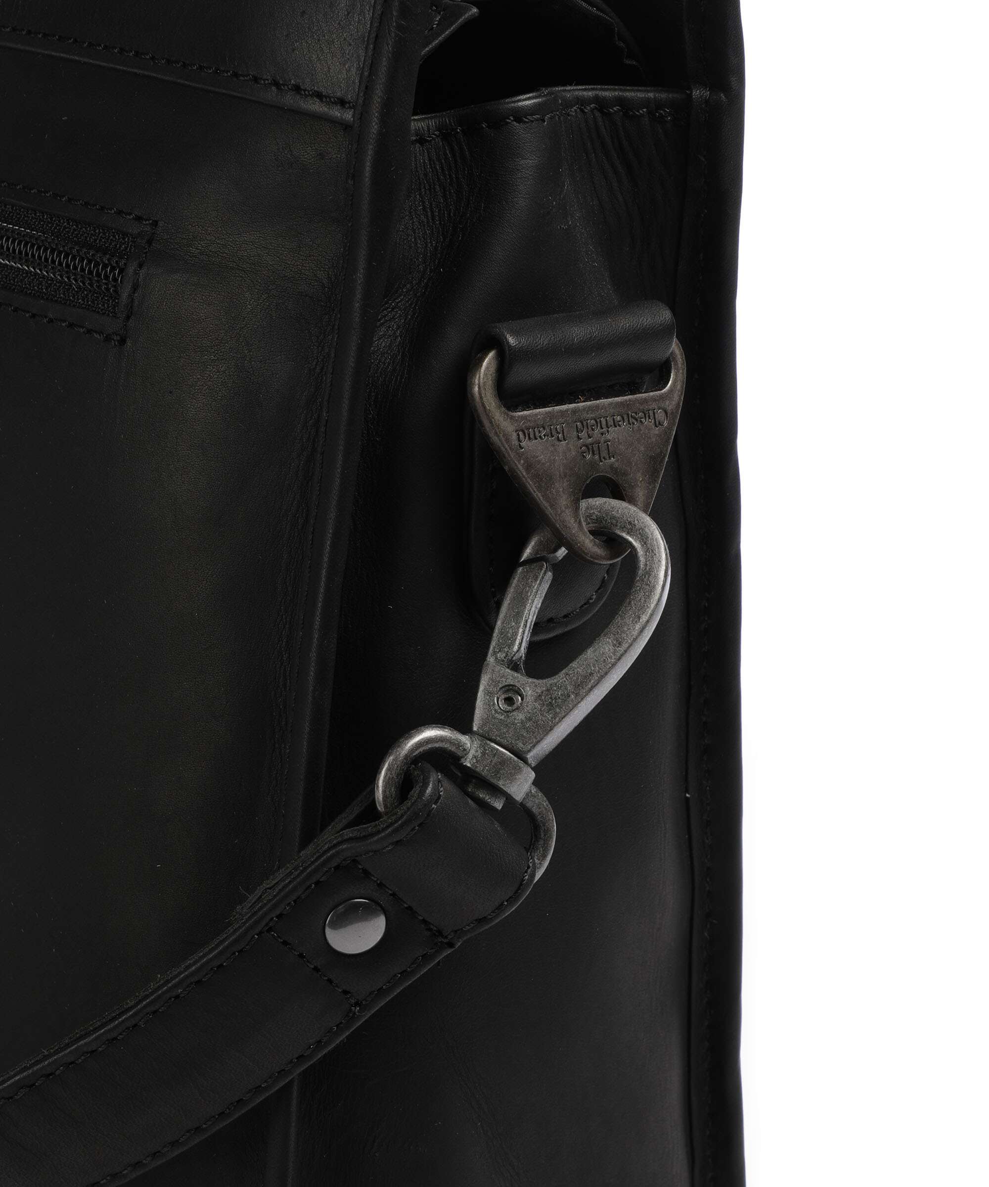 The Chesterfield Brand Cow Wax Pull Up Manly Boodschappentas black - Image 4