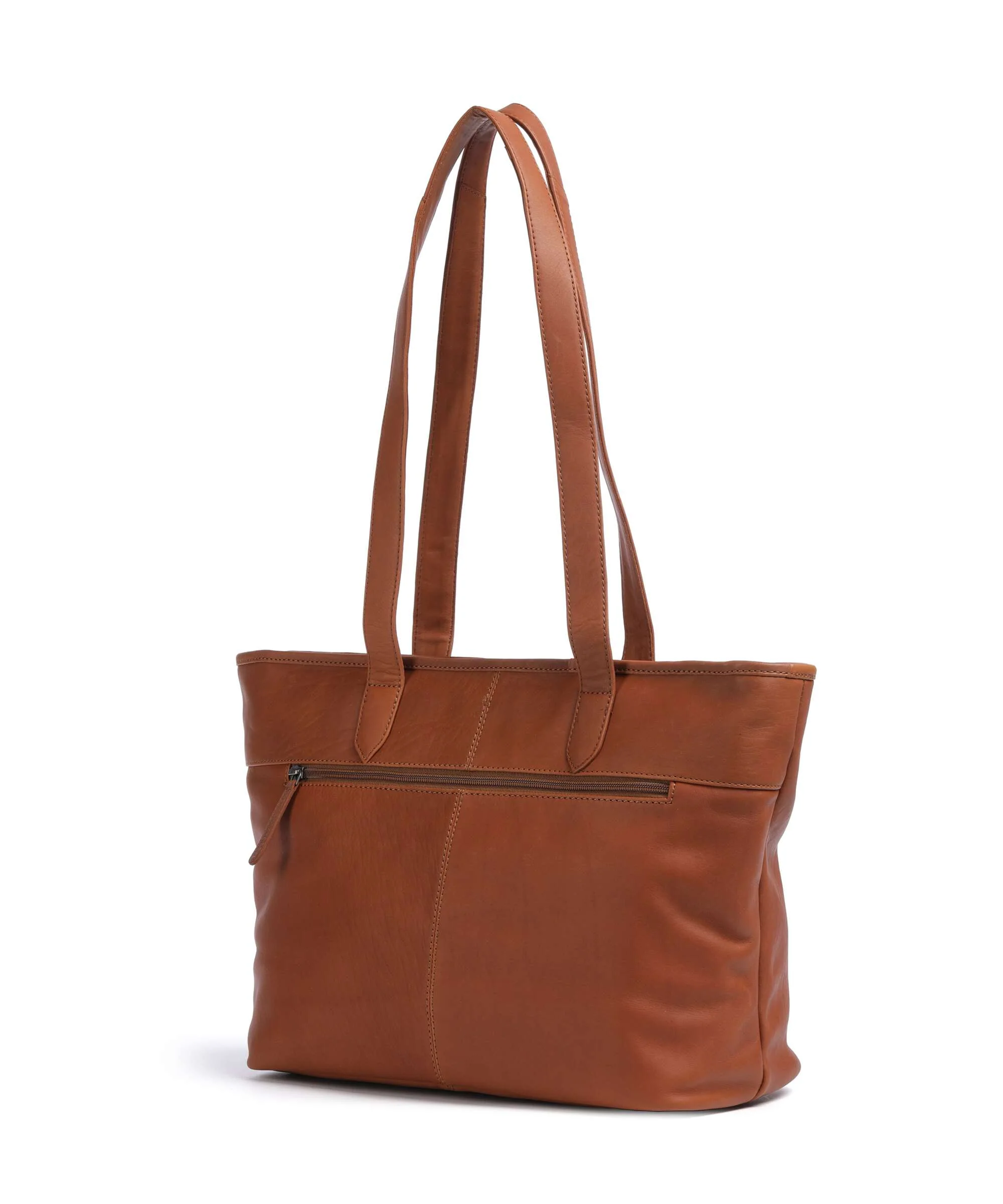 The Chesterfield Brand Cow Wax Pull Up Monza Boodschappentas cognac - Image 2