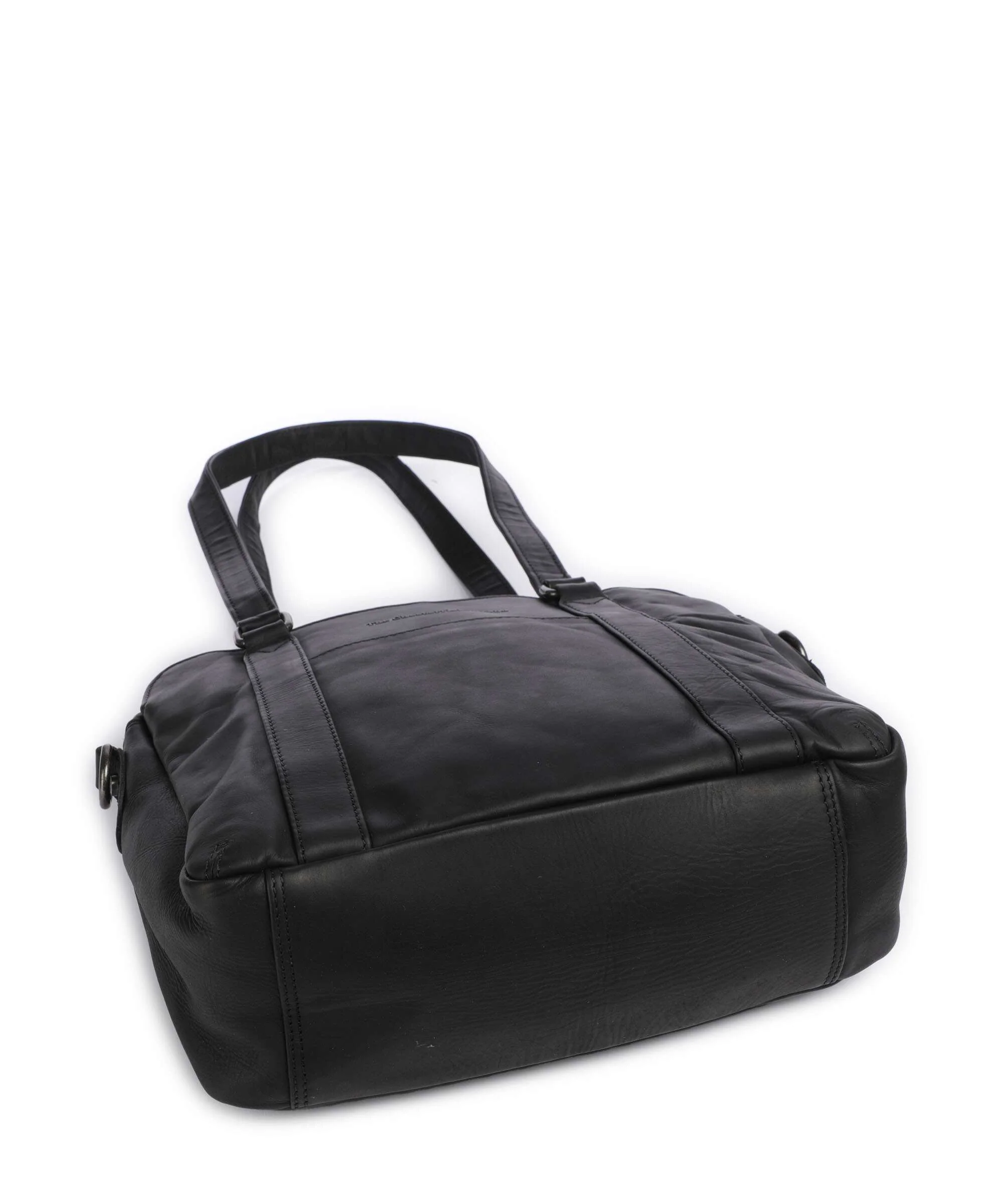 The Chesterfield Brand Cow Wax Pull Up Porlezza Schoudertas black - Image 5