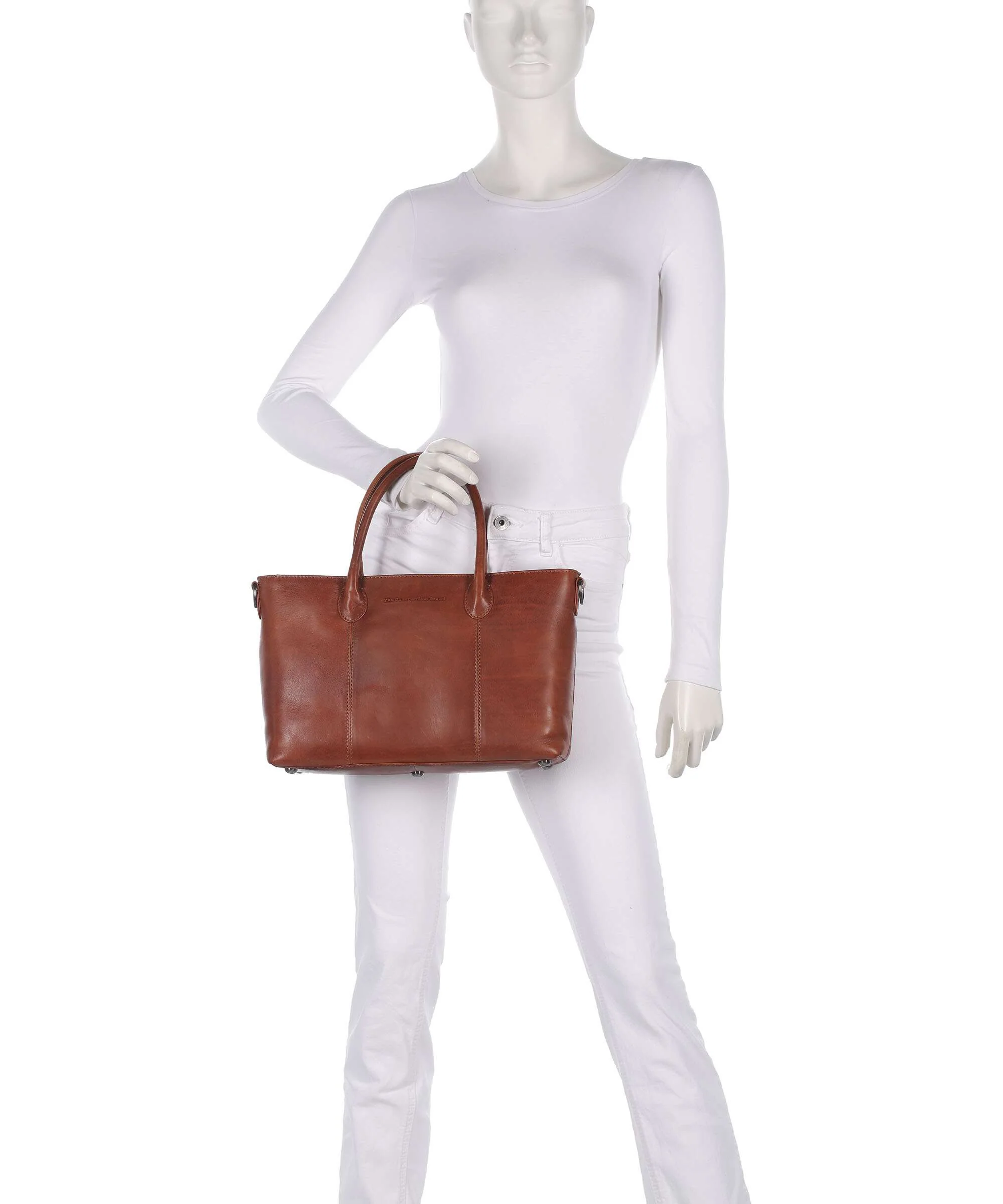 The Chesterfield Brand Pergamino Boodschappentas cognac - Image 3