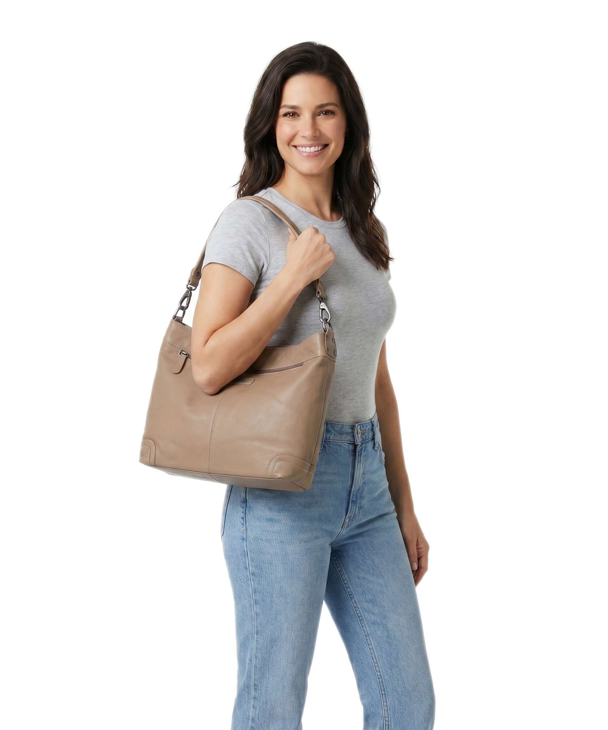 The Chesterfield Brand Serene Astero Hobo tas taupe - Image 3