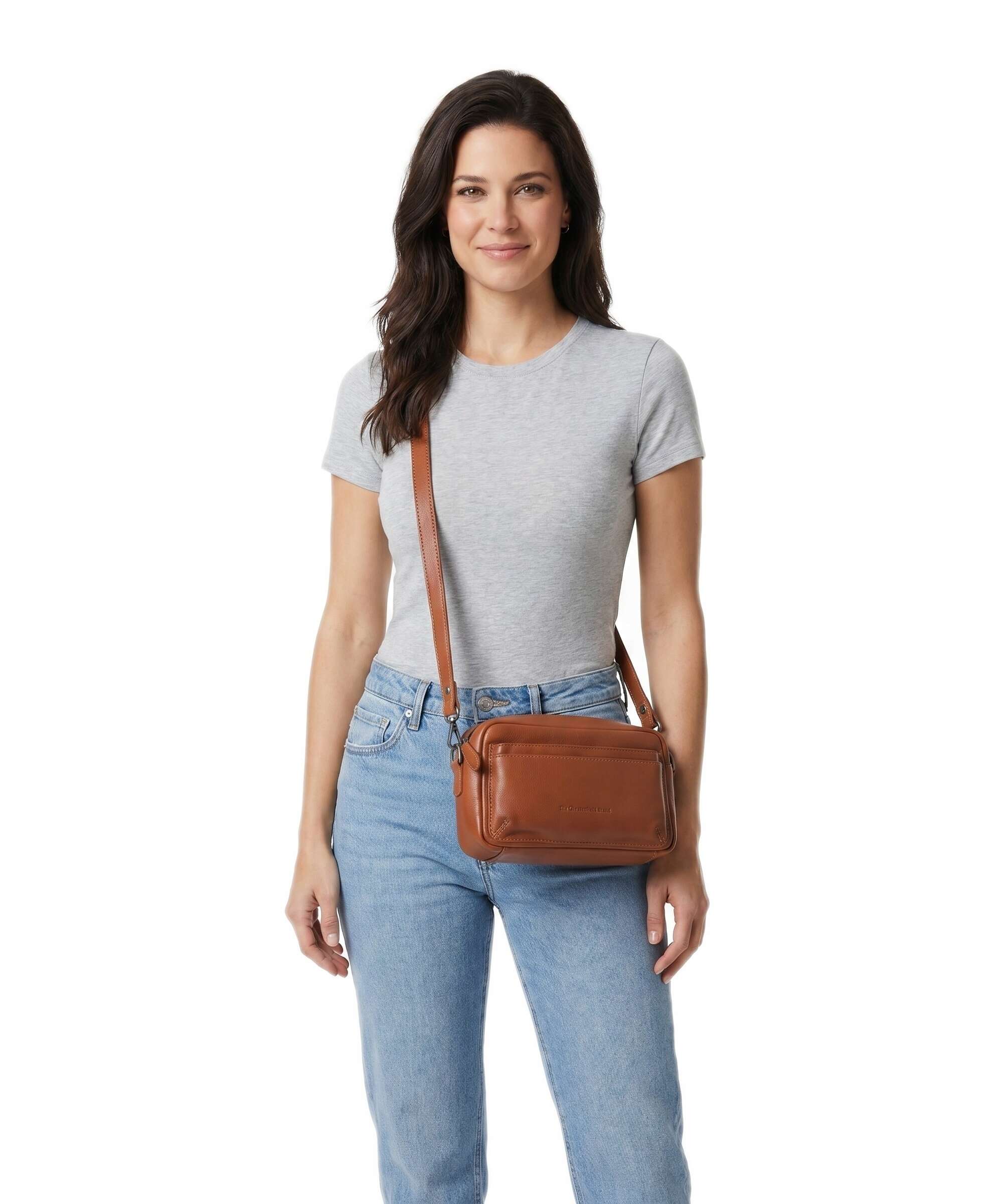 The Chesterfield Brand Serene Liora Schoudertas cognac - Image 4