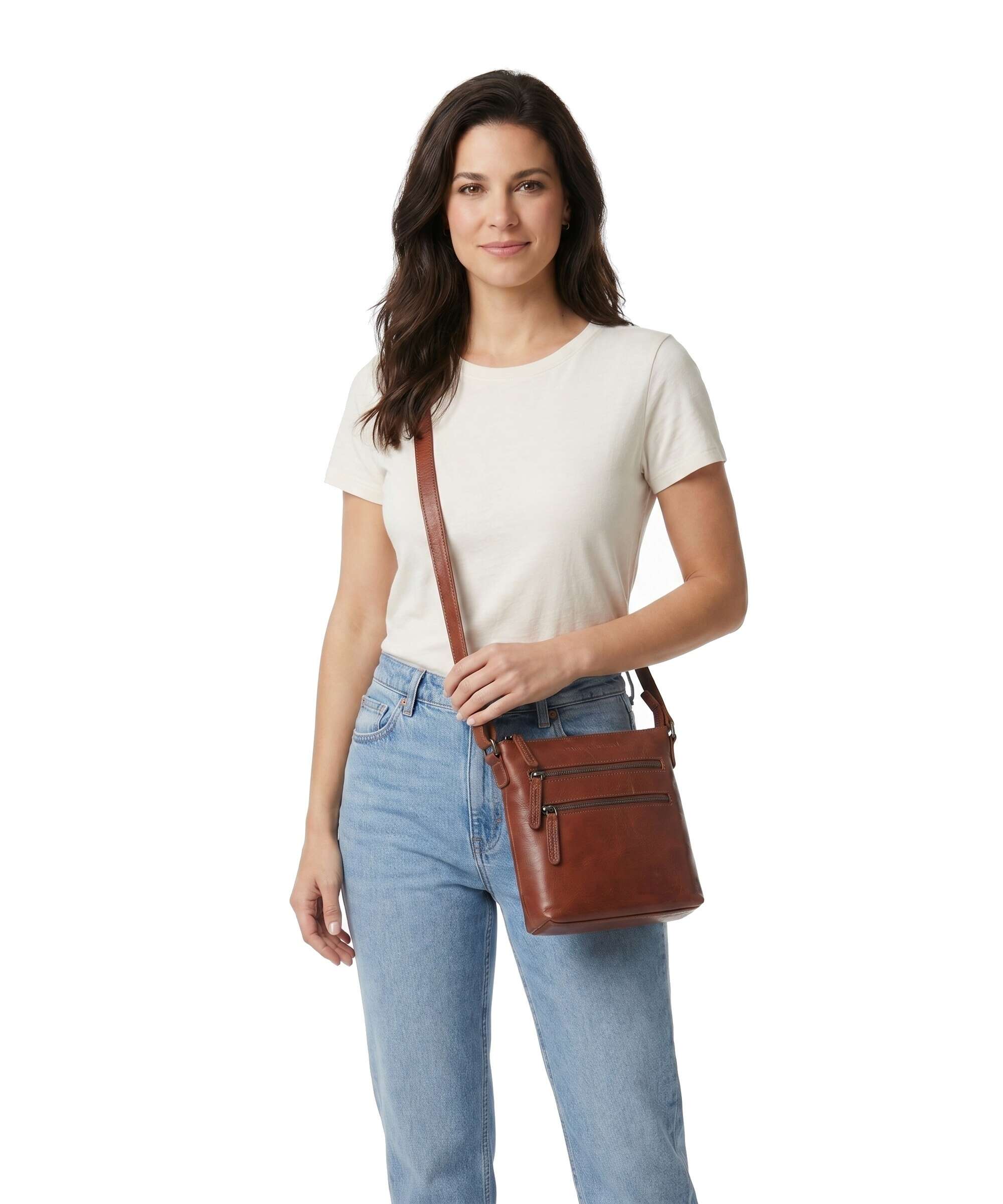 The Chesterfield Brand Siena Crossbody tas cognac - Image 3