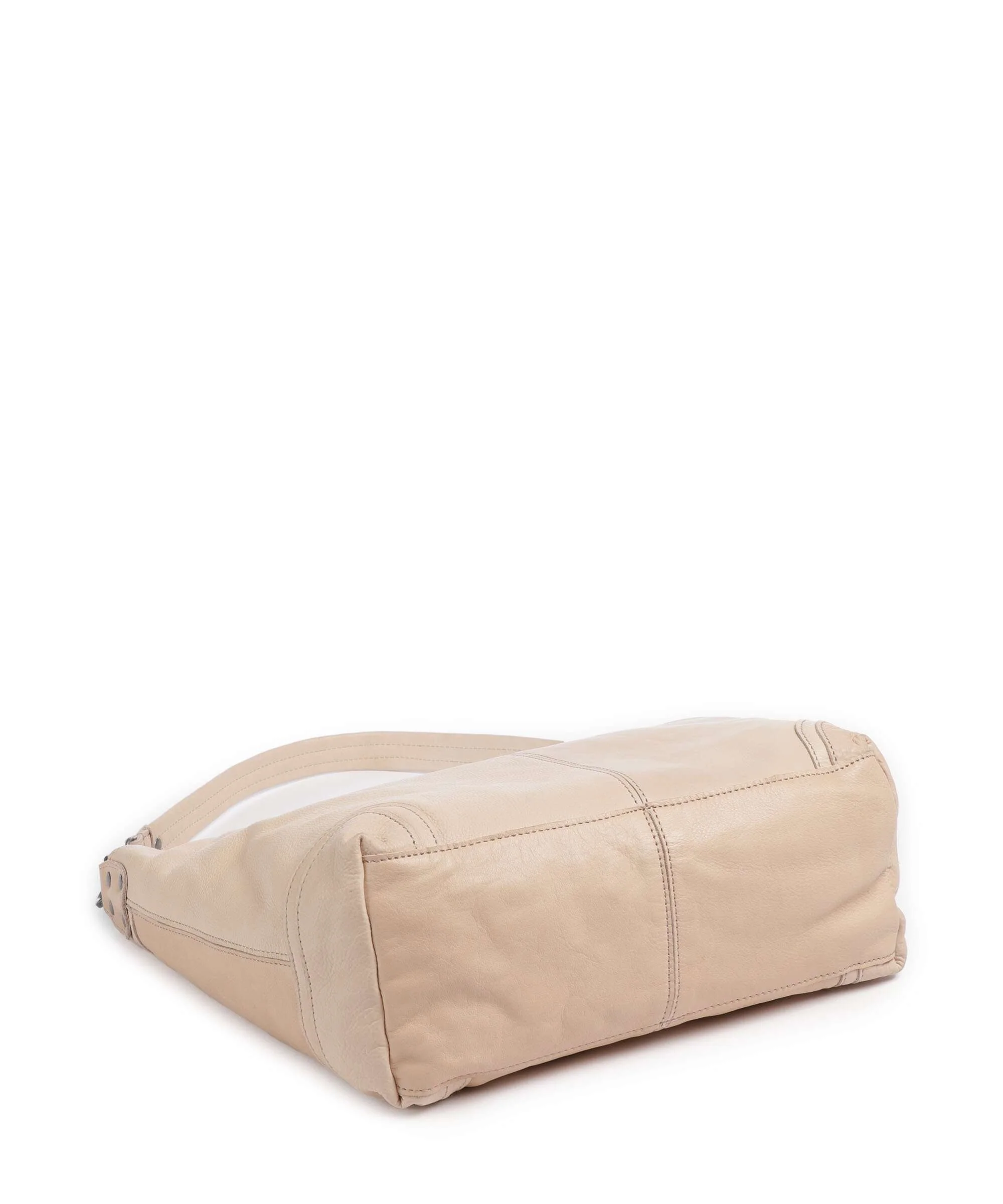 The Chesterfield Brand Washed Waxed Cow Bolivia Hobo tas beige - Image 5