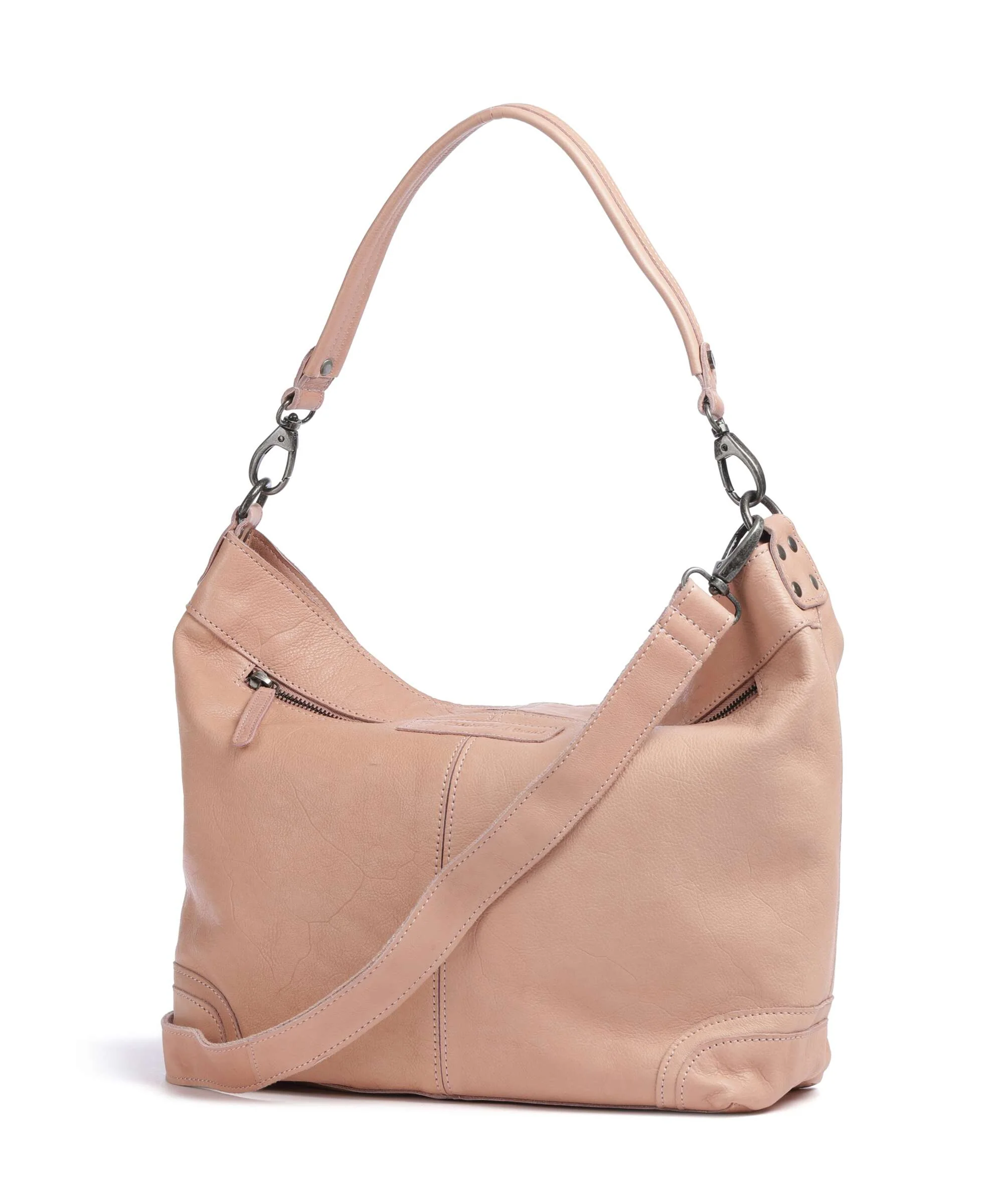 The Chesterfield Brand Washed Waxed Cow Bolivia Hobo tas vintage rose - Image 2