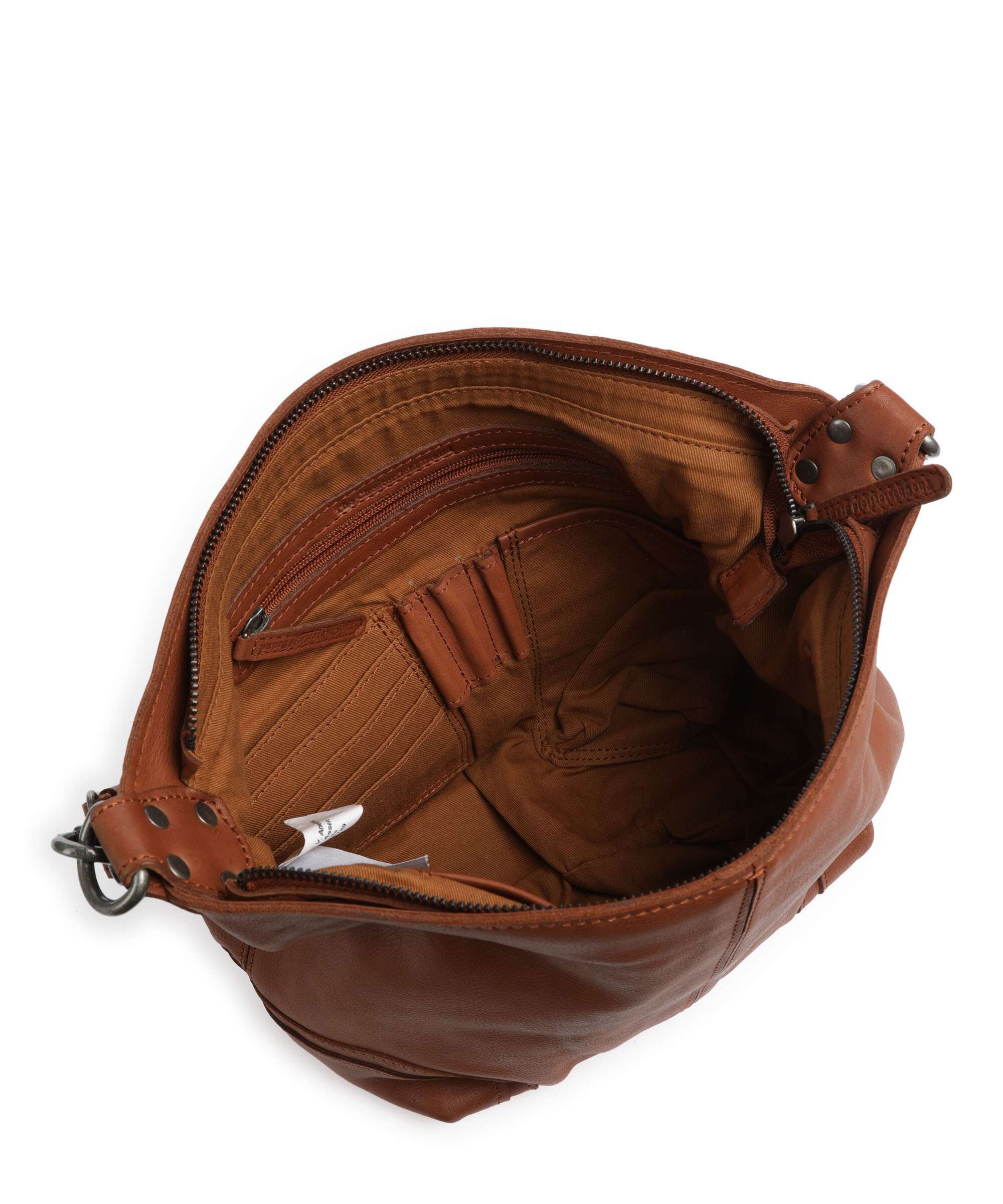 The Chesterfield Brand Washed Waxed Cow Lucy Schoudertas cognac - Image 6