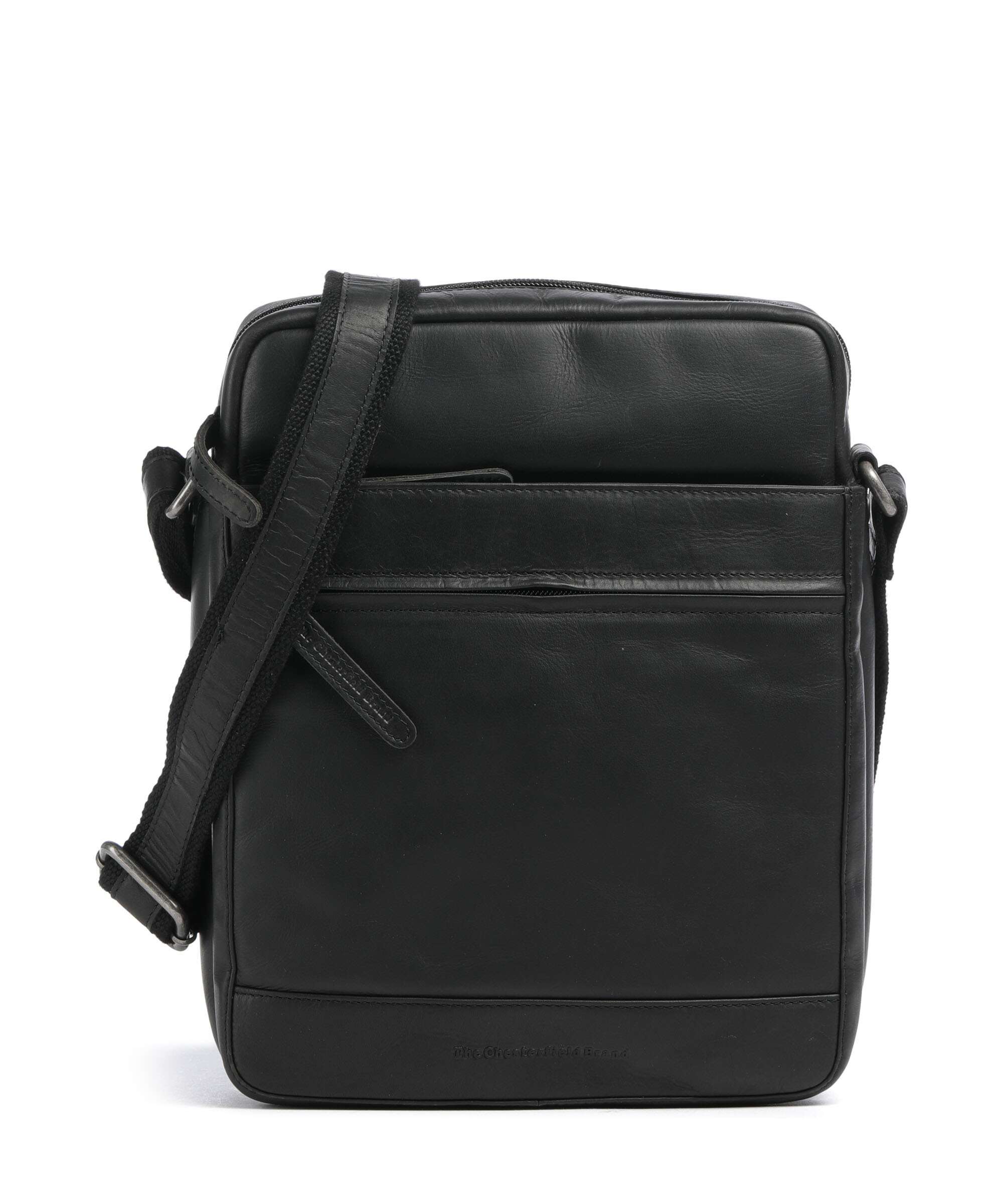 The Chesterfield Brand Wax Pull Up Cow Anzora Crossbody tas black