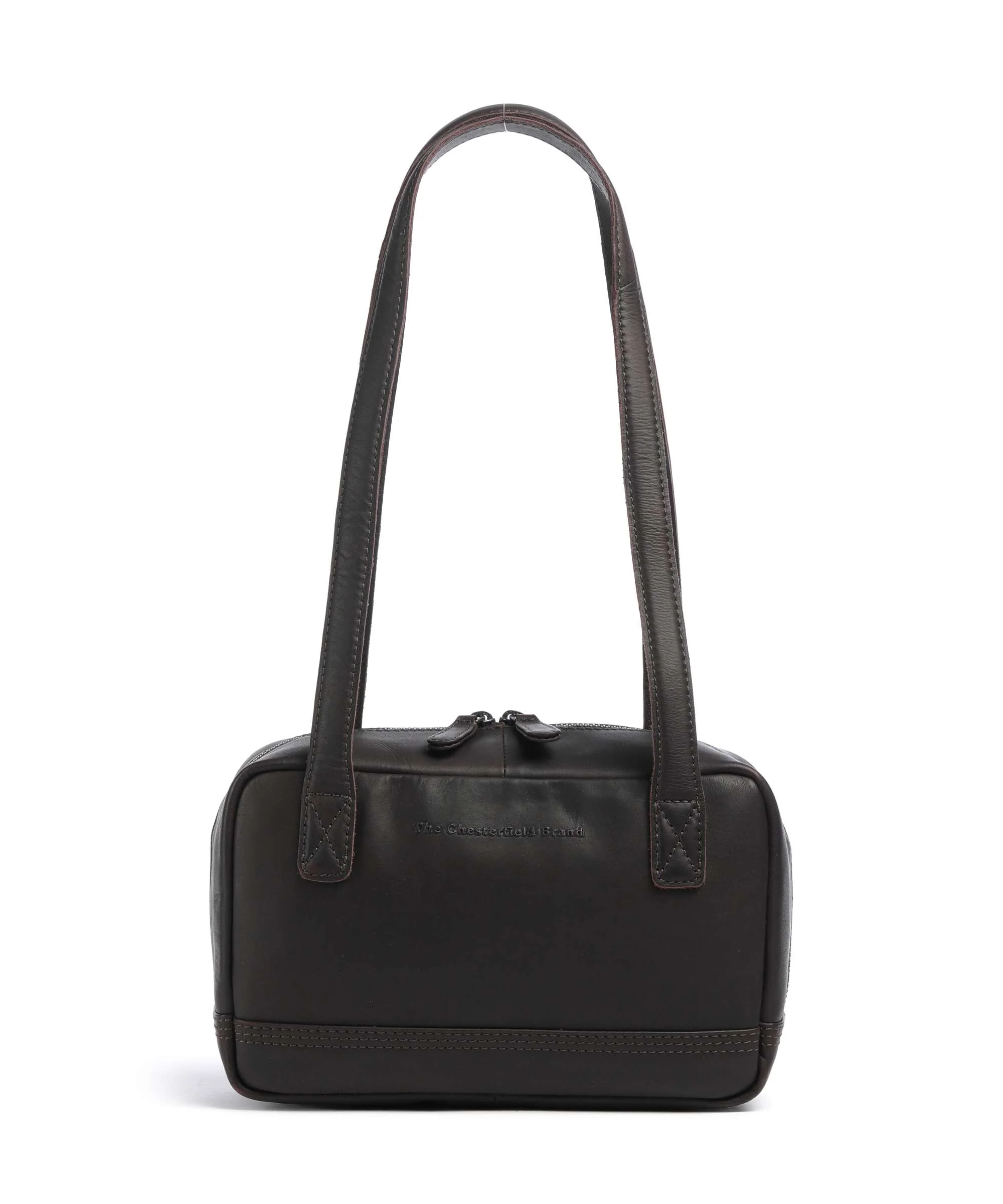 The Chesterfield Brand Wax Pull Up Cow Fenno Schoudertas brown