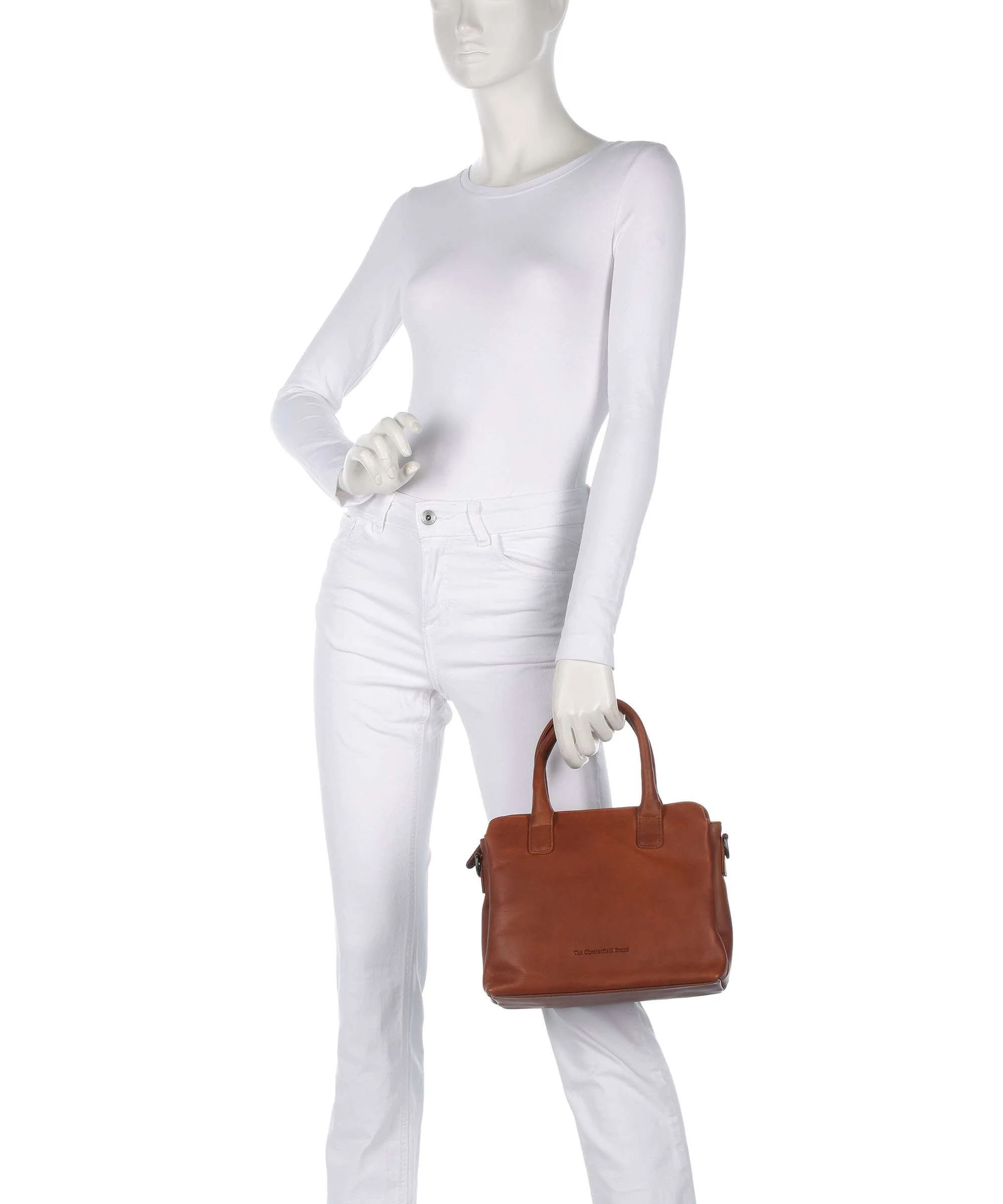 The Chesterfield Brand Wax Pull Up Cow Hermosa Handtas cognac - Image 3