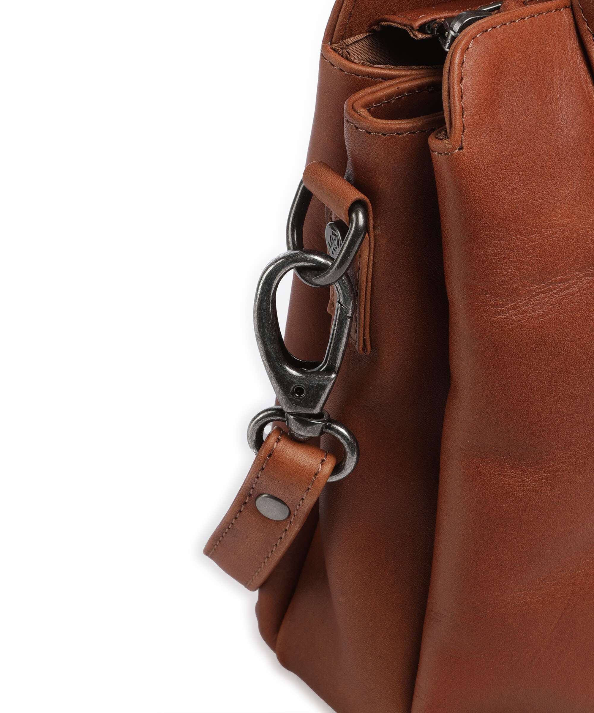 The Chesterfield Brand Wax Pull Up Cow Hermosa Handtas cognac - Image 4