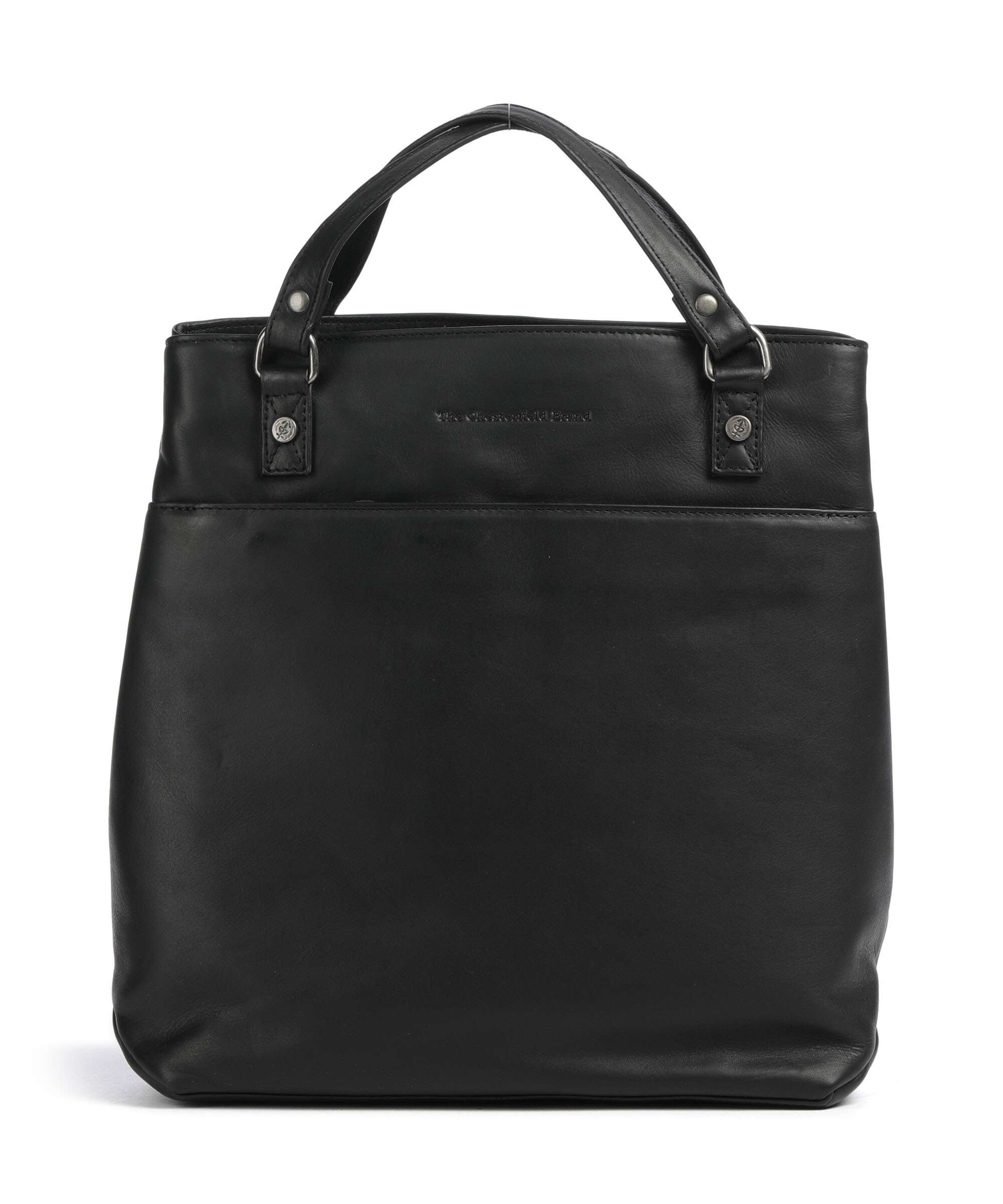 The Chesterfield Brand Wax Pull Up Cow Raynor Rugzak-tas black