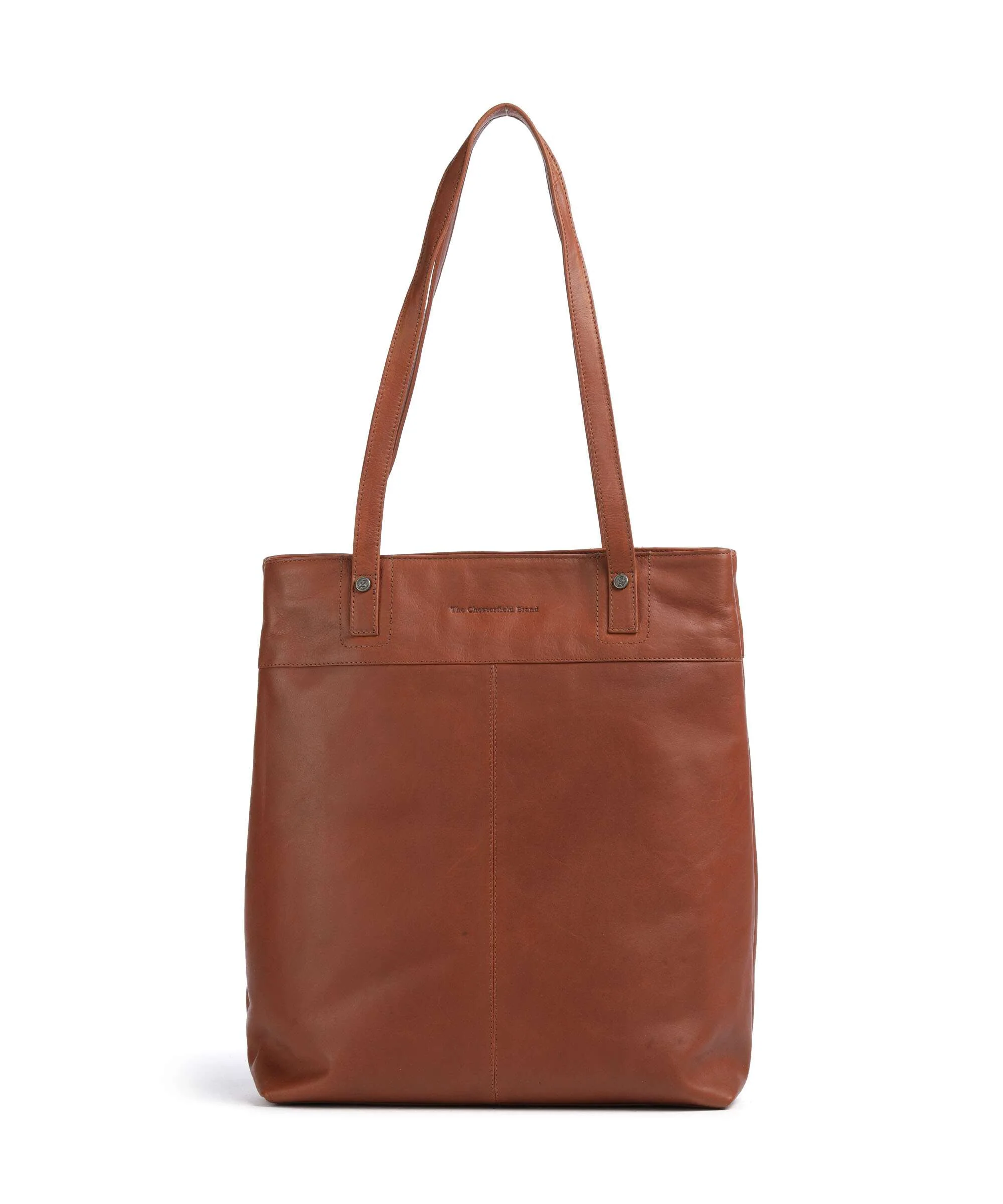 The Chesterfield Brand Wax Pull Up Cow Solvia Boodschappentas cognac