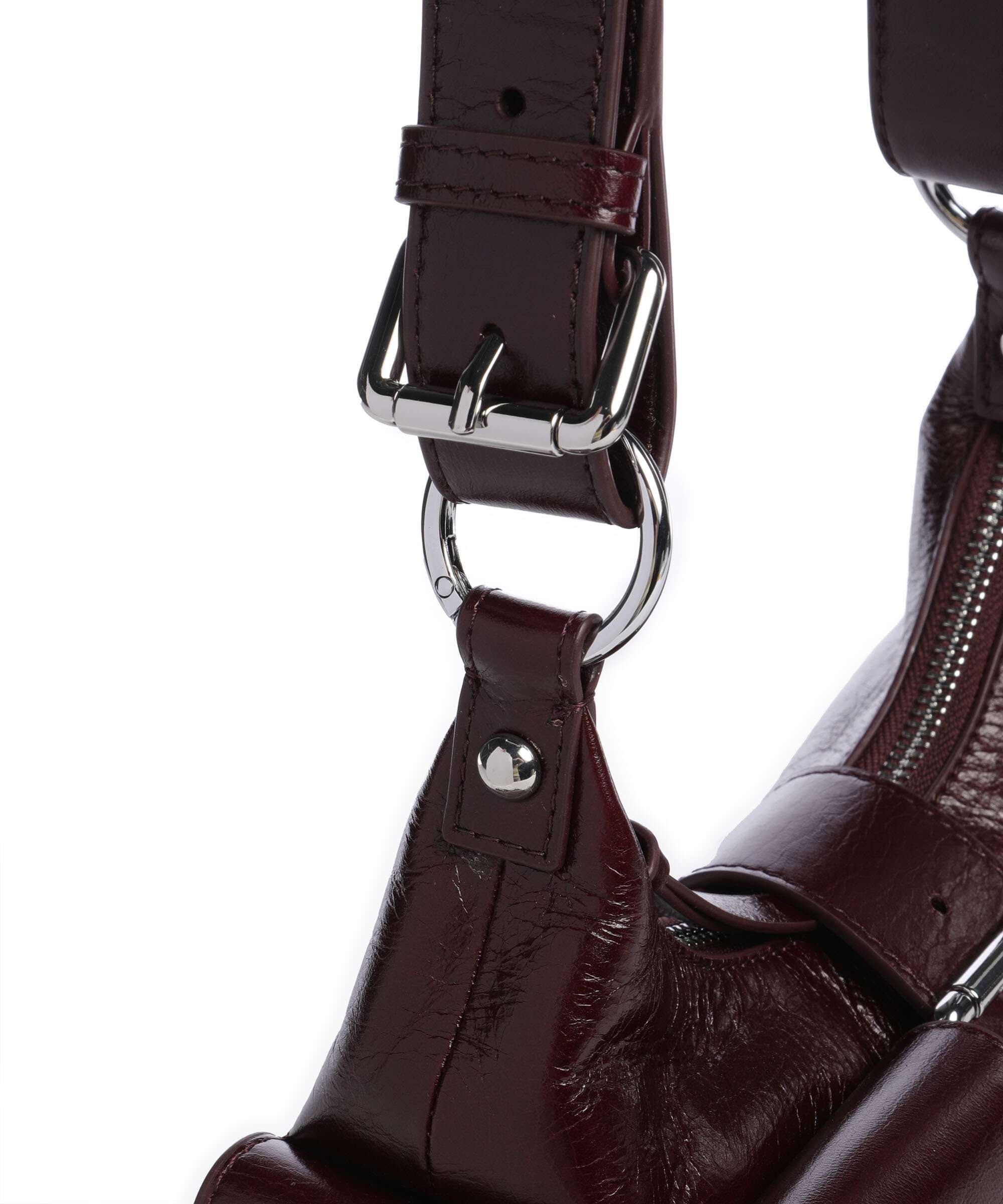 The Kooples Amelia Small Schoudertas bordeaux - Image 4