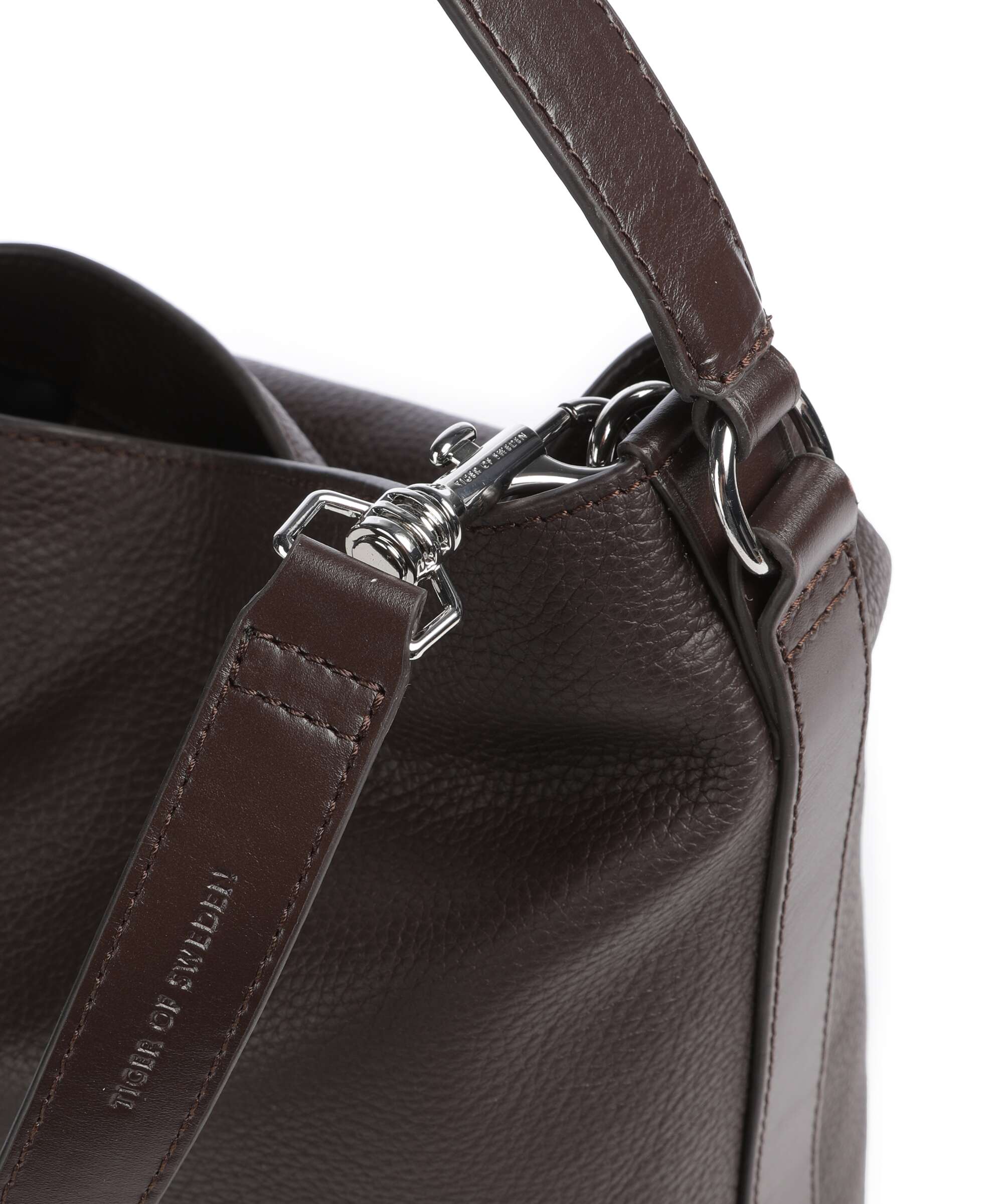 Tiger of Sweden Foru Hobo tas dark brown - Image 6
