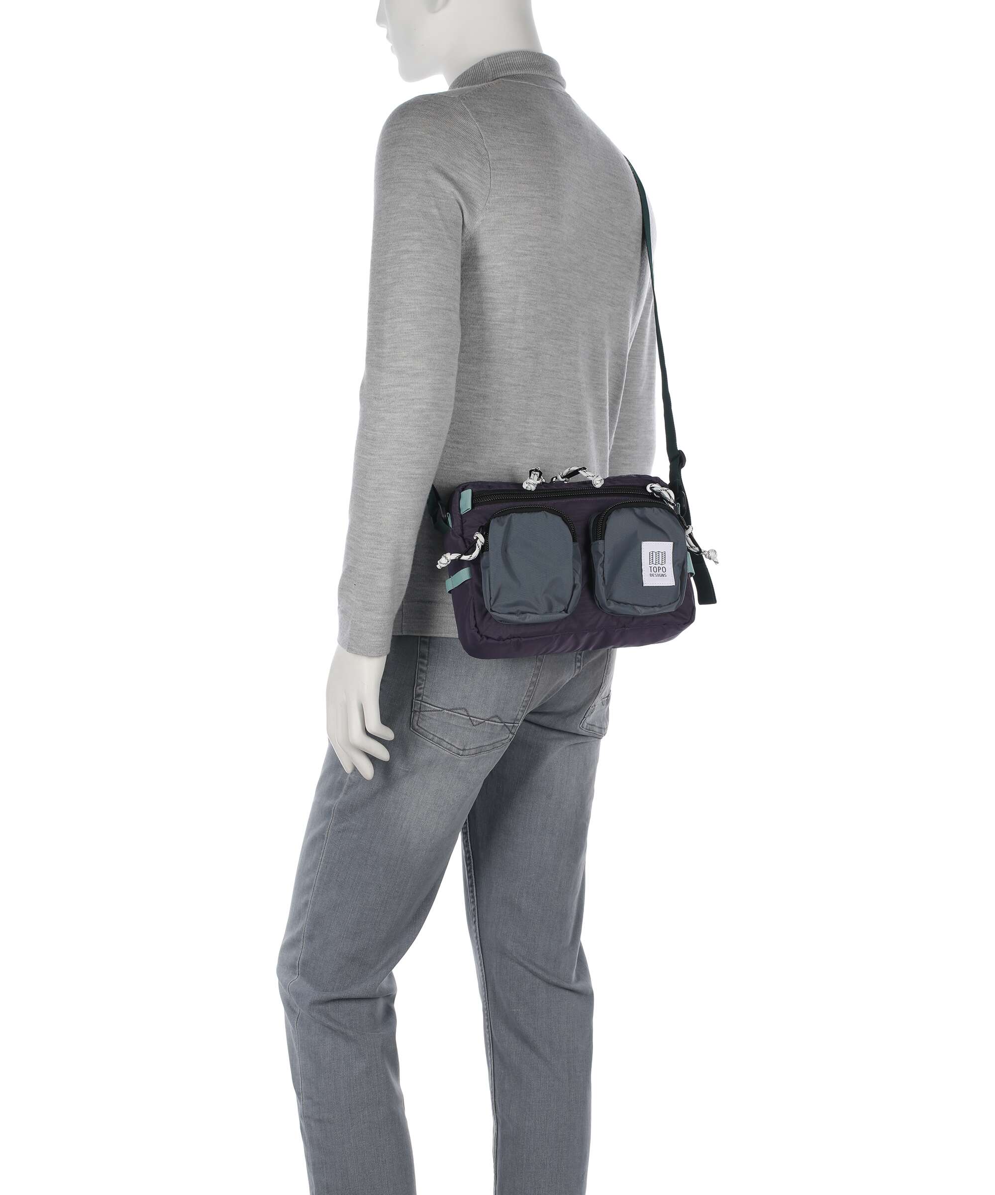 Topo Designs Block Crossbody tas nightshade/slate - Image 4