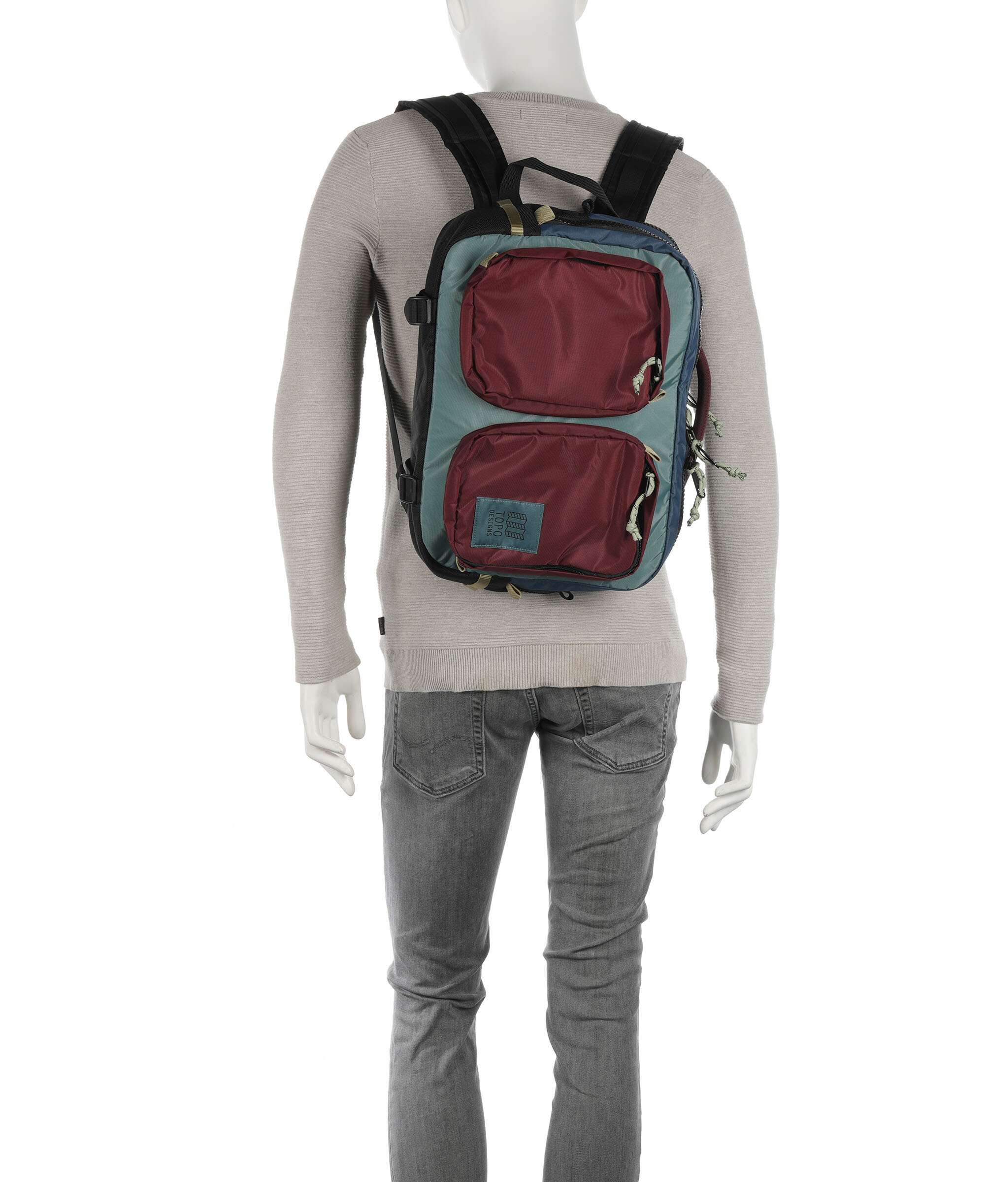 Topo Designs Global Aktetas dark denim/burgundy - Image 4