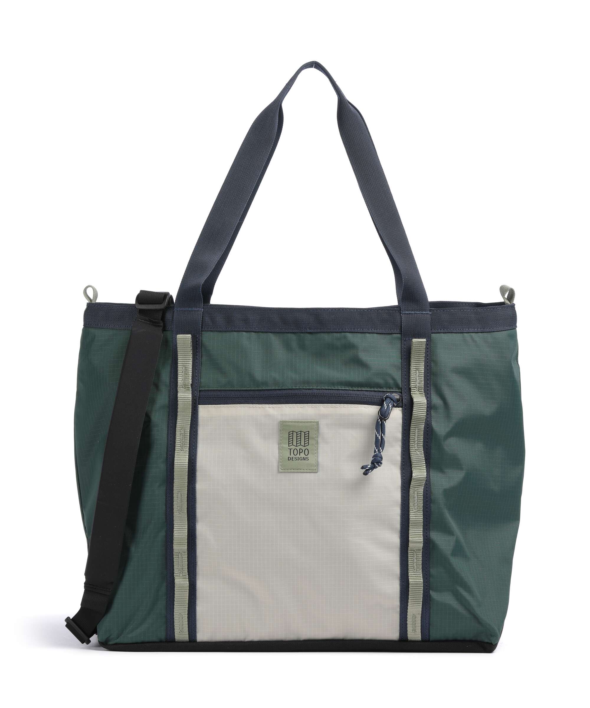Topo Designs Mountain Utility Boodschappentas forest/bone white