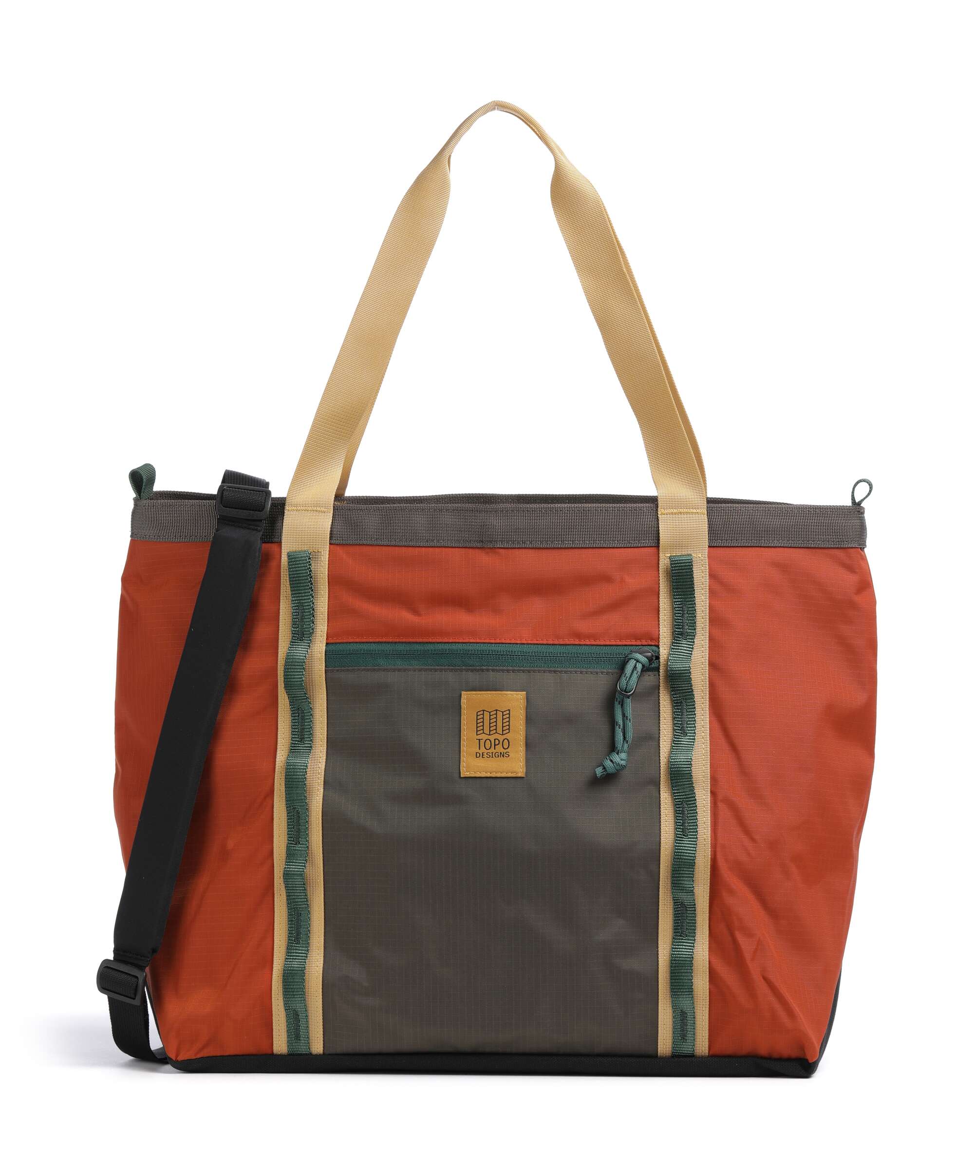 Topo Designs Mountain Utility Boodschappentas woodland/terracotta