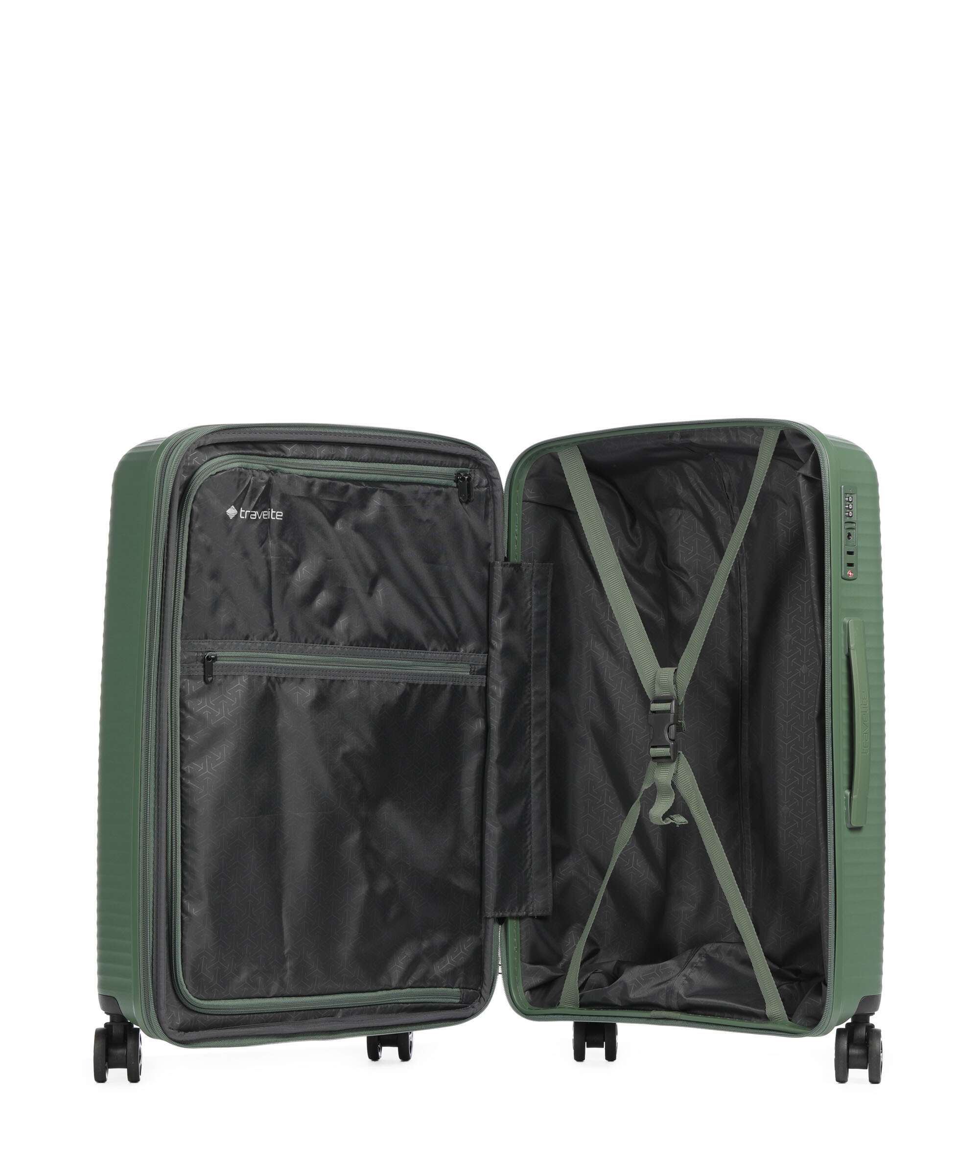 Travelite Air Stripe Slim Kofferset (4 wielen) green - Image 8
