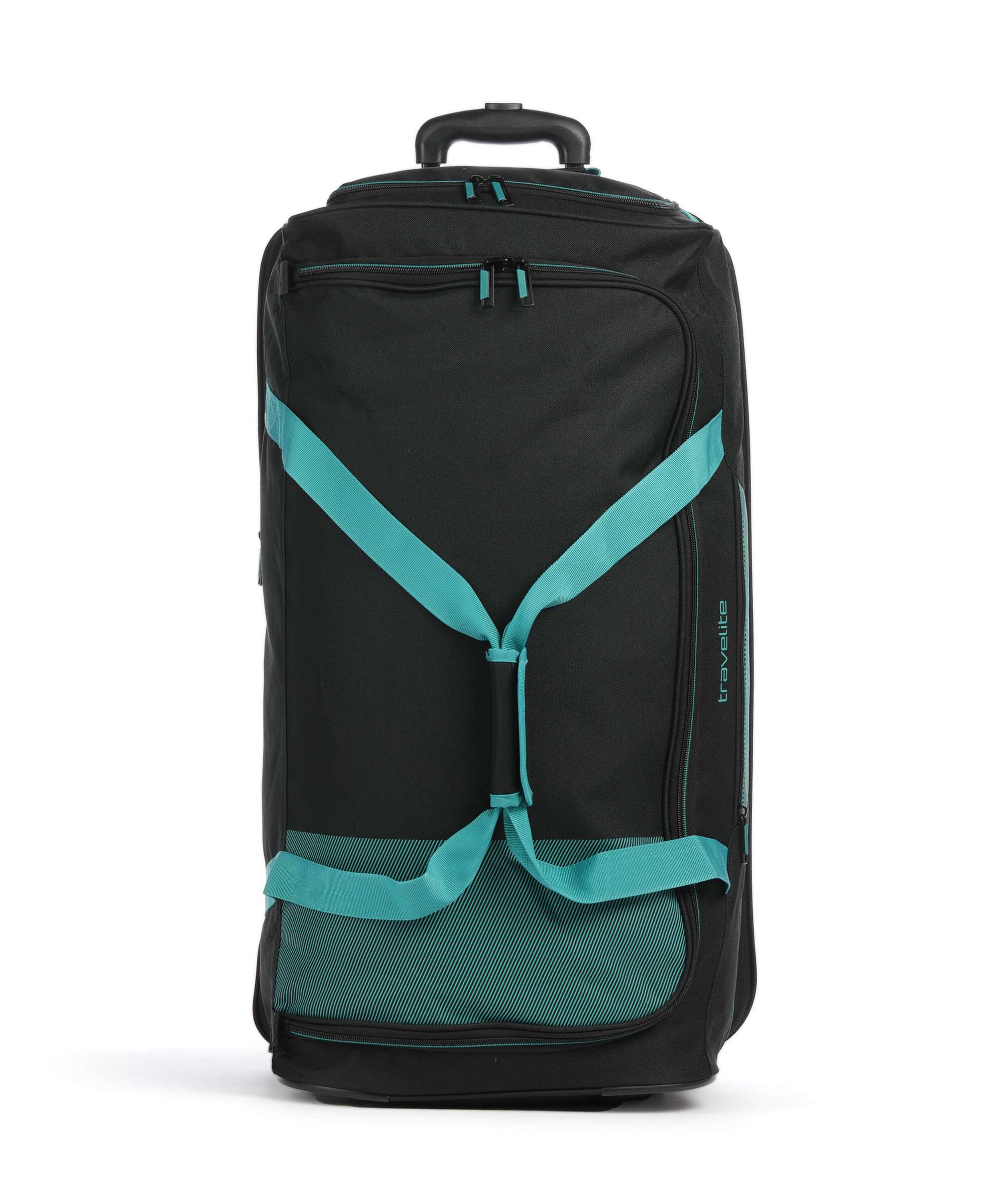 Travelite Basics Reistas met wielen schwarz/petrol