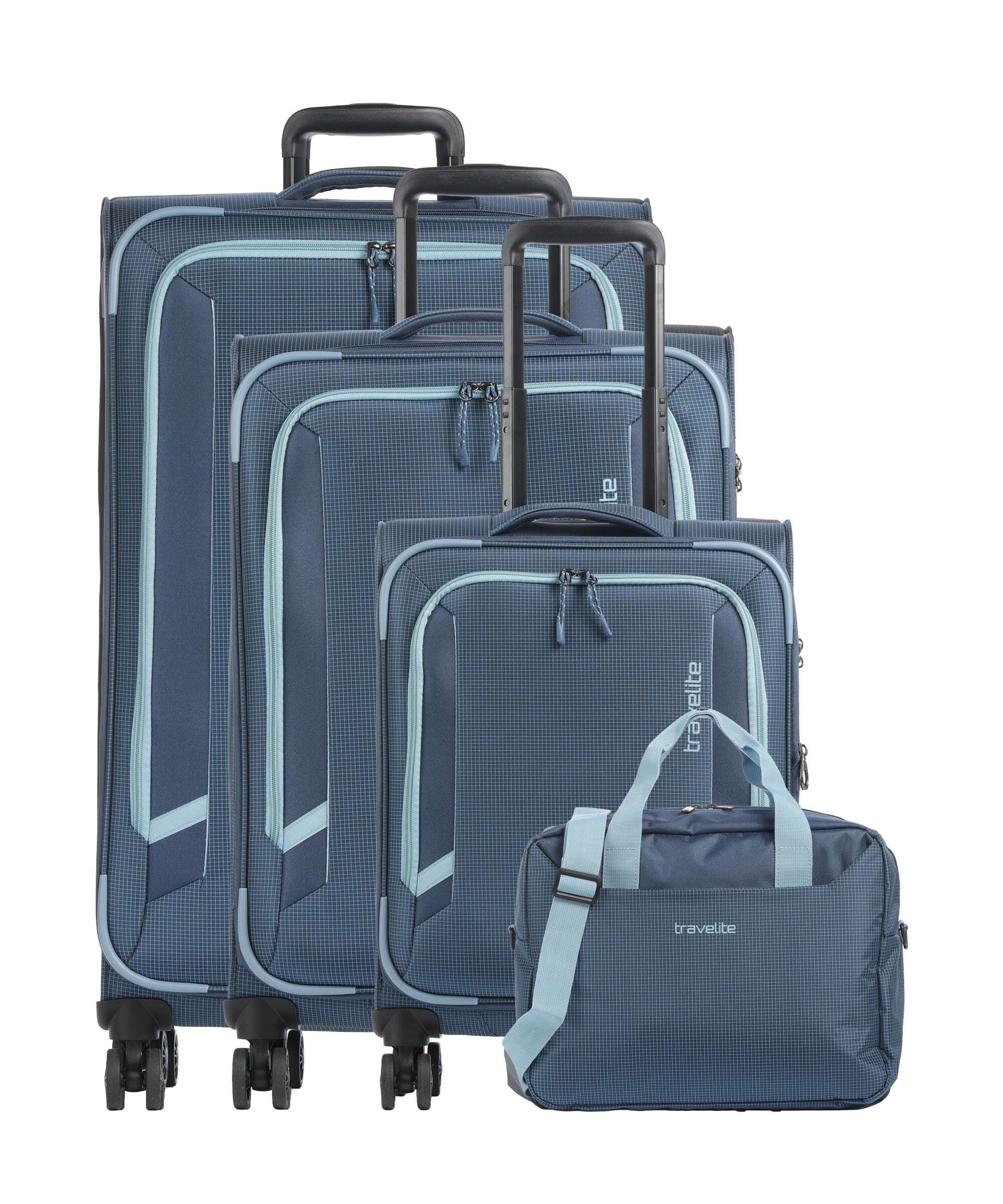 Travelite Corsiica Kofferset (4 wielen) blue