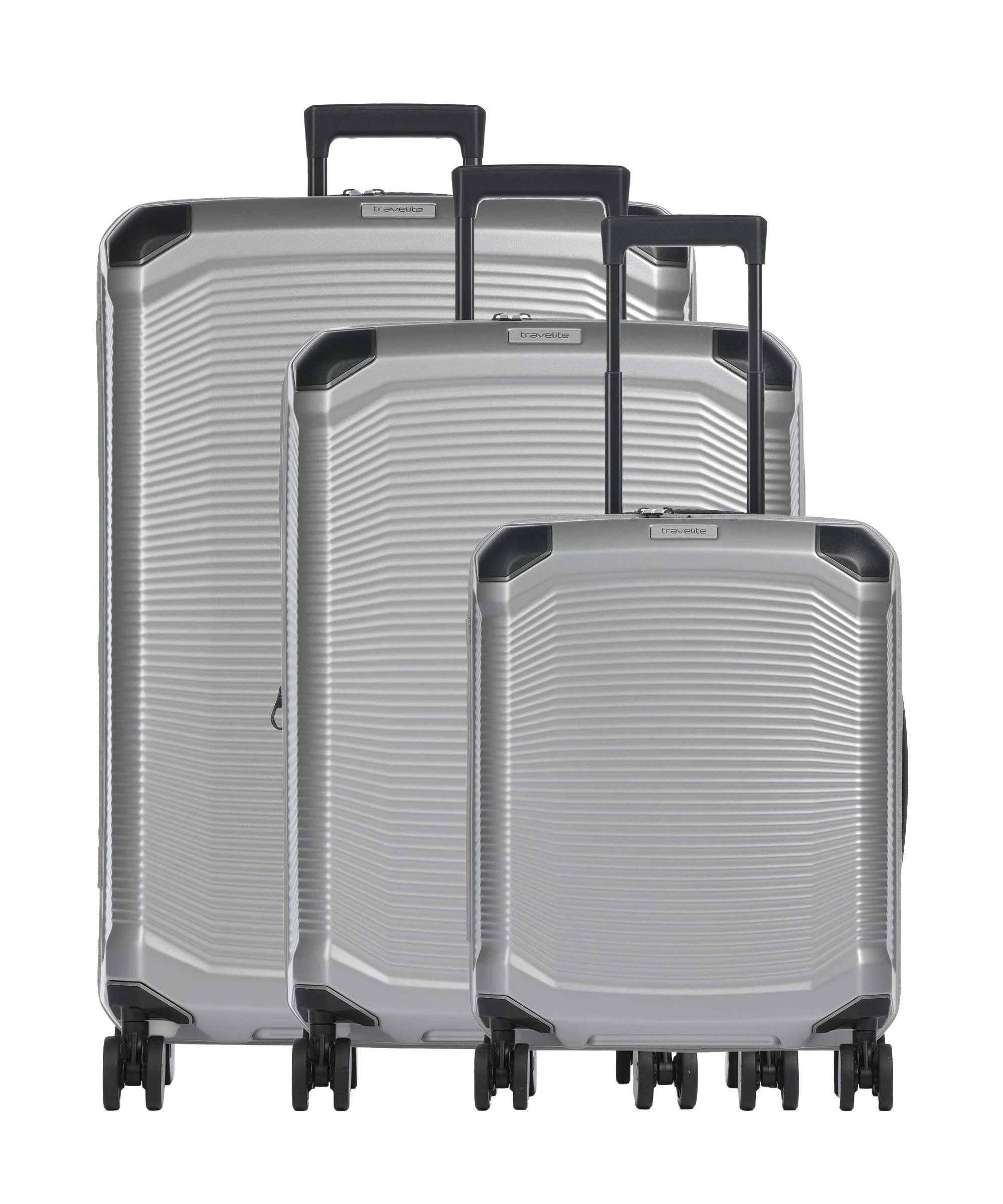 Travelite Millenium Kofferset (4 wielen) silver