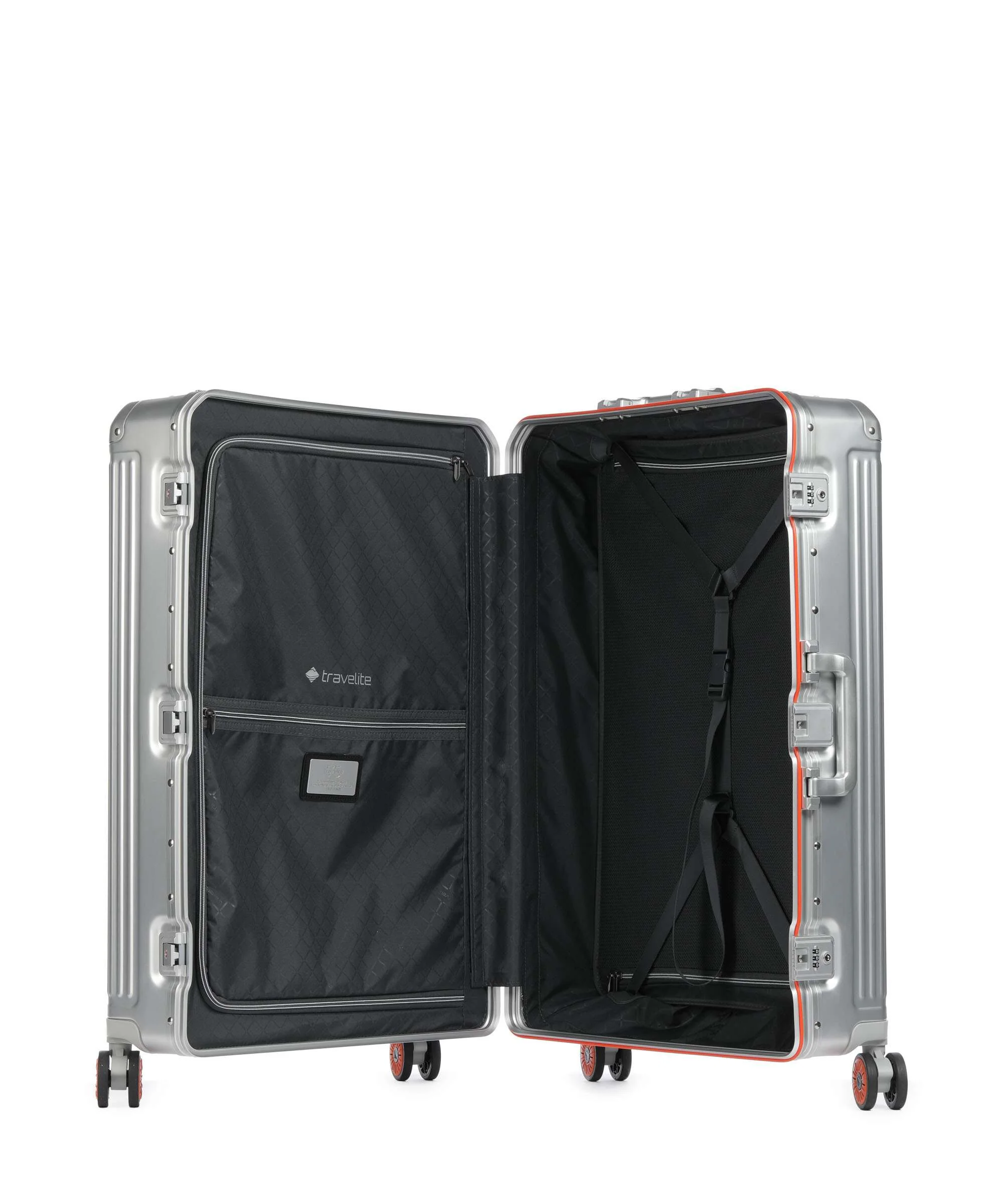 Travelite Next Trolley (4 wielen) silber orange - Image 7