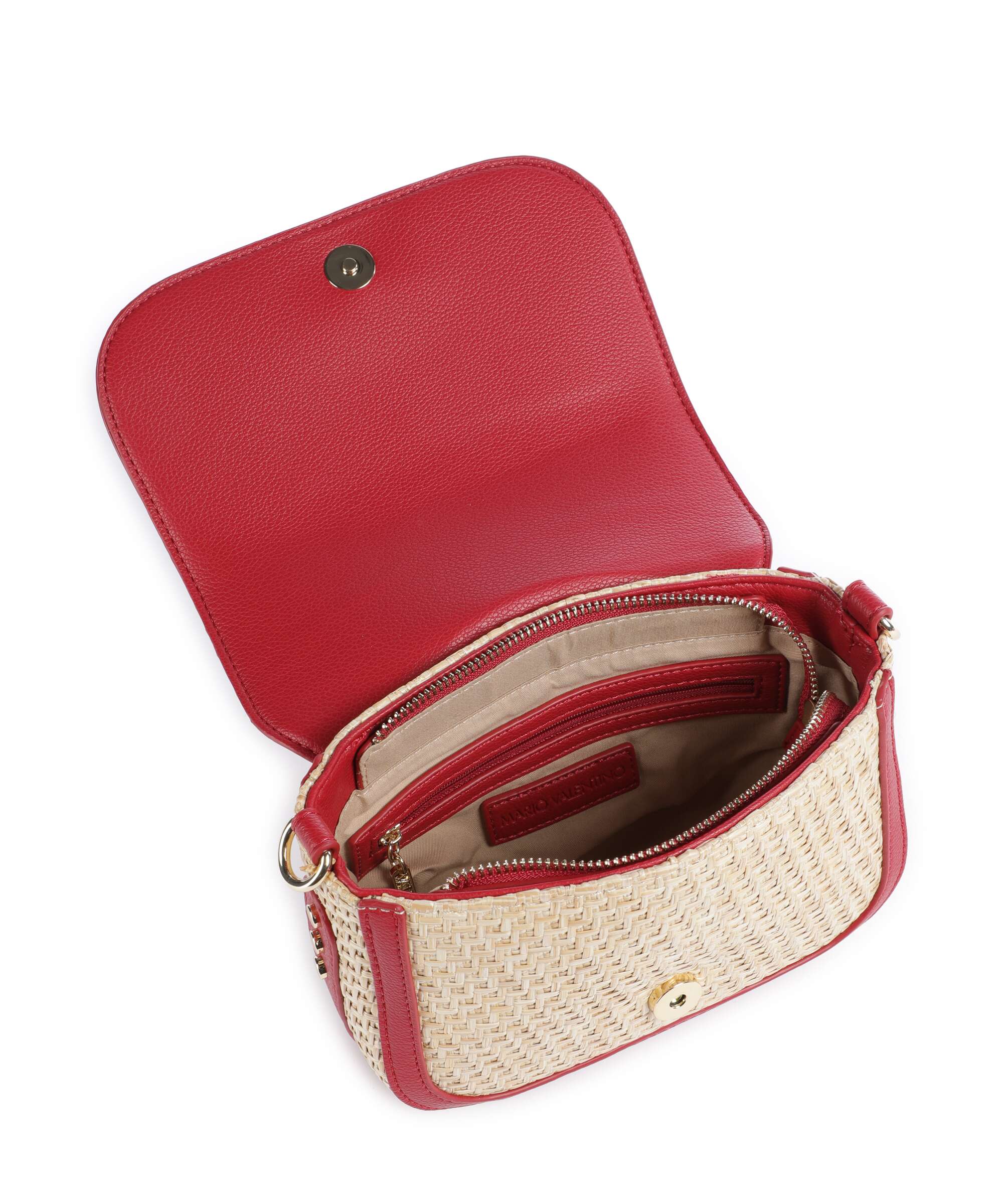 Valentino Bags Demetra Schoudertas naturale/ross - Image 4
