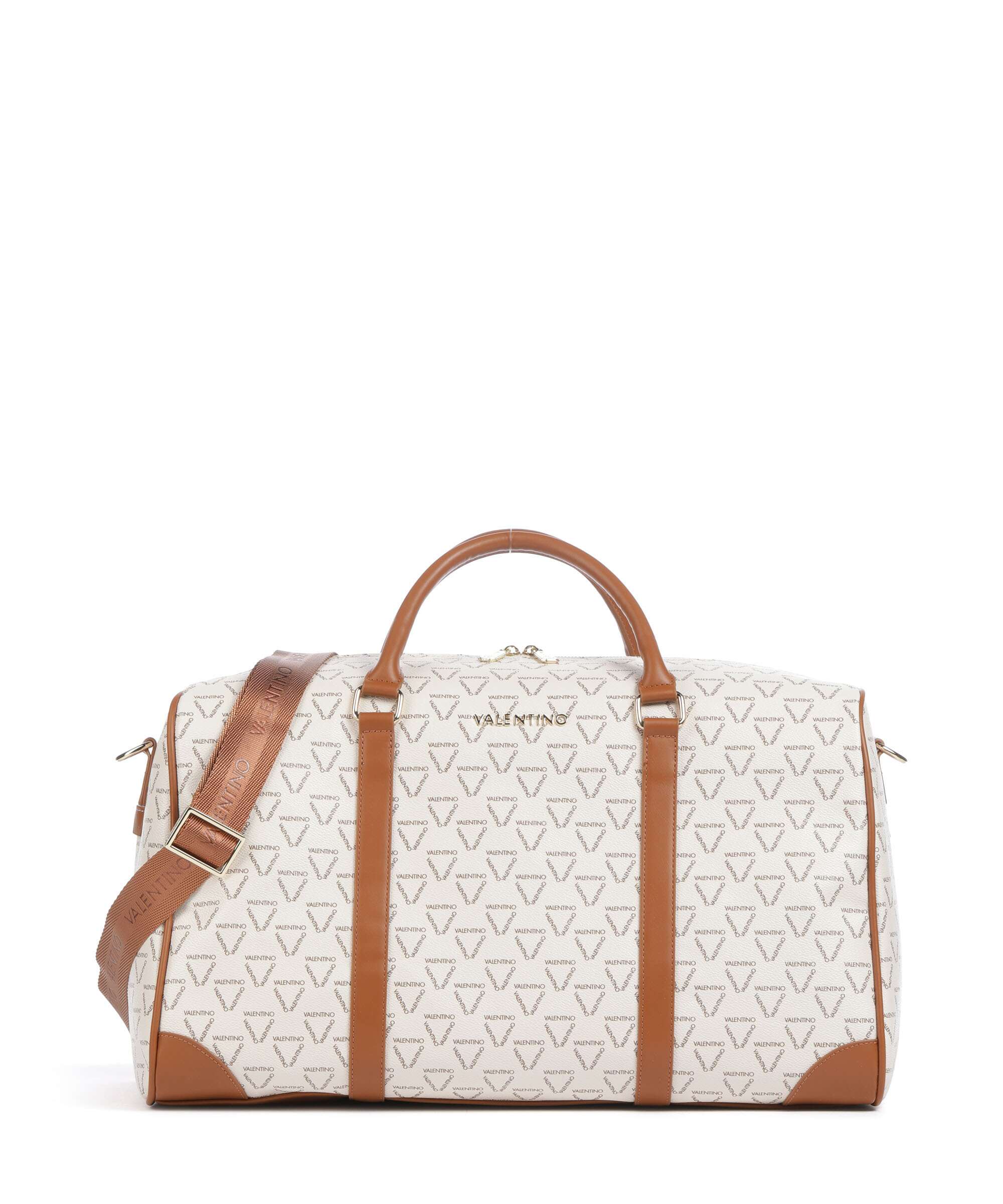 Valentino Bags Lady Re Weekendtas bianco/cuoio