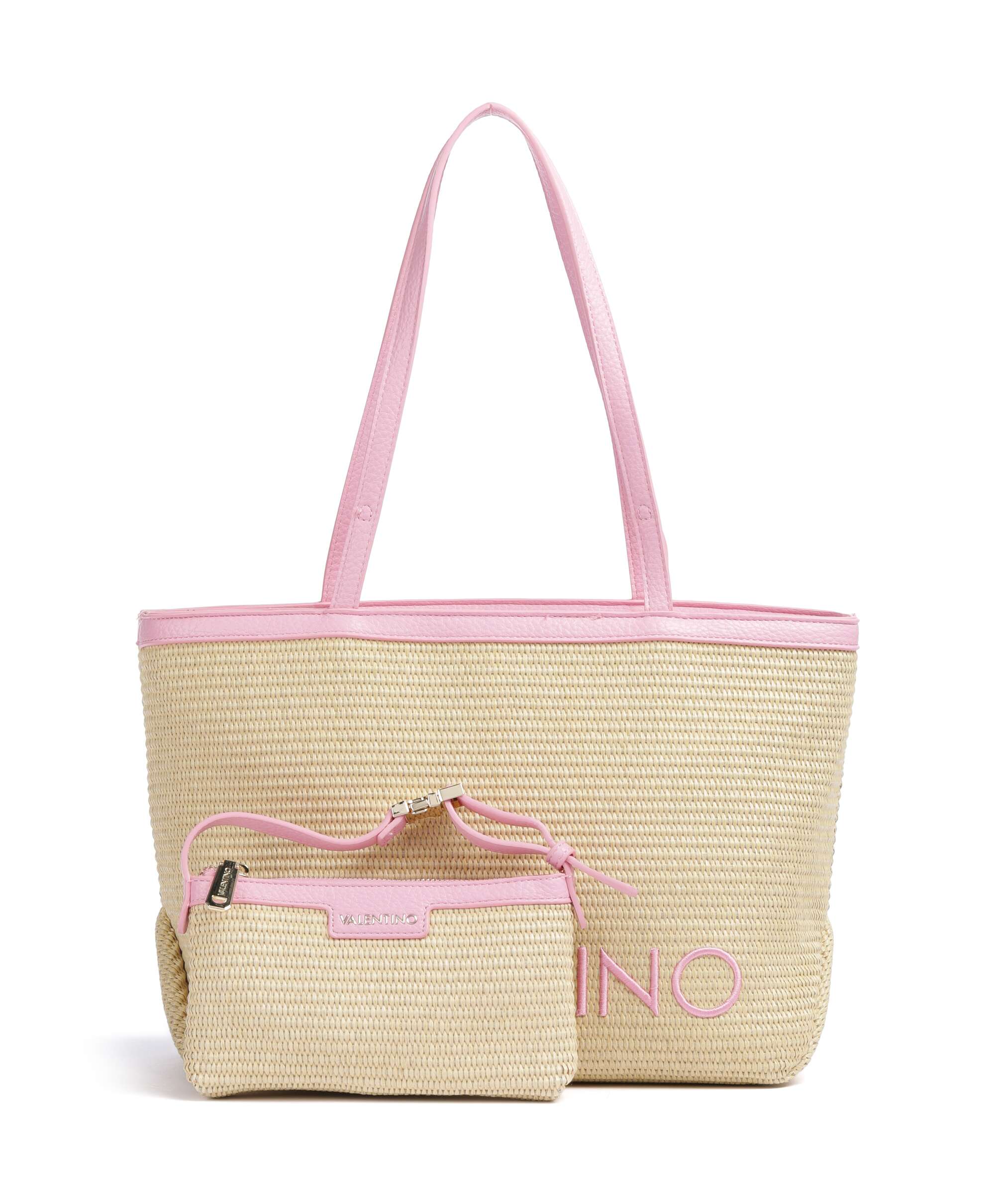Valentino Bags Maiam Boodschappentas naturale/rosa - Image 3
