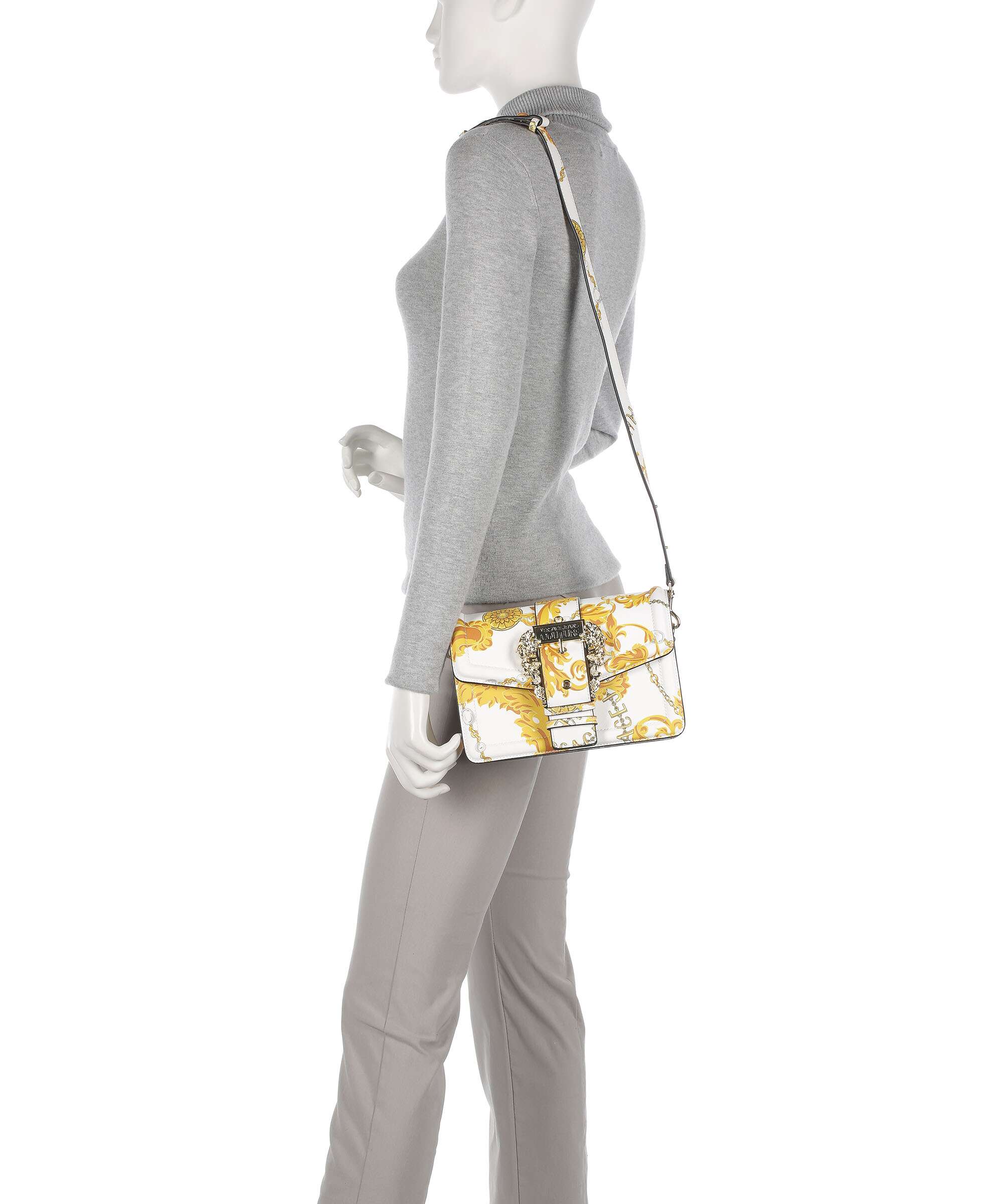 Versace Jeans Couture Couture 01 Crossbody tas white/gold - Image 3