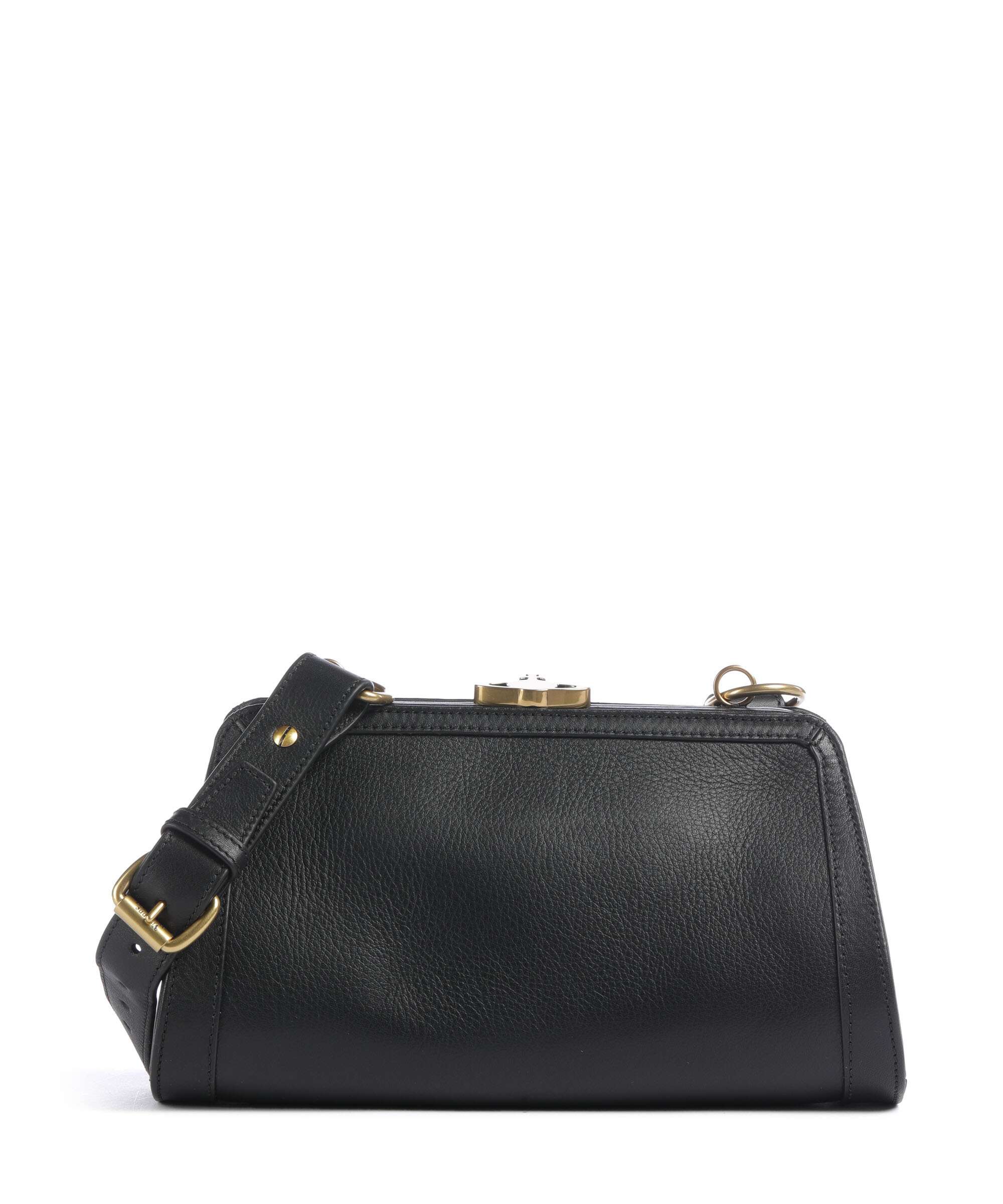Vivienne Westwood Ascot Frame Aniline Crossbody tas black