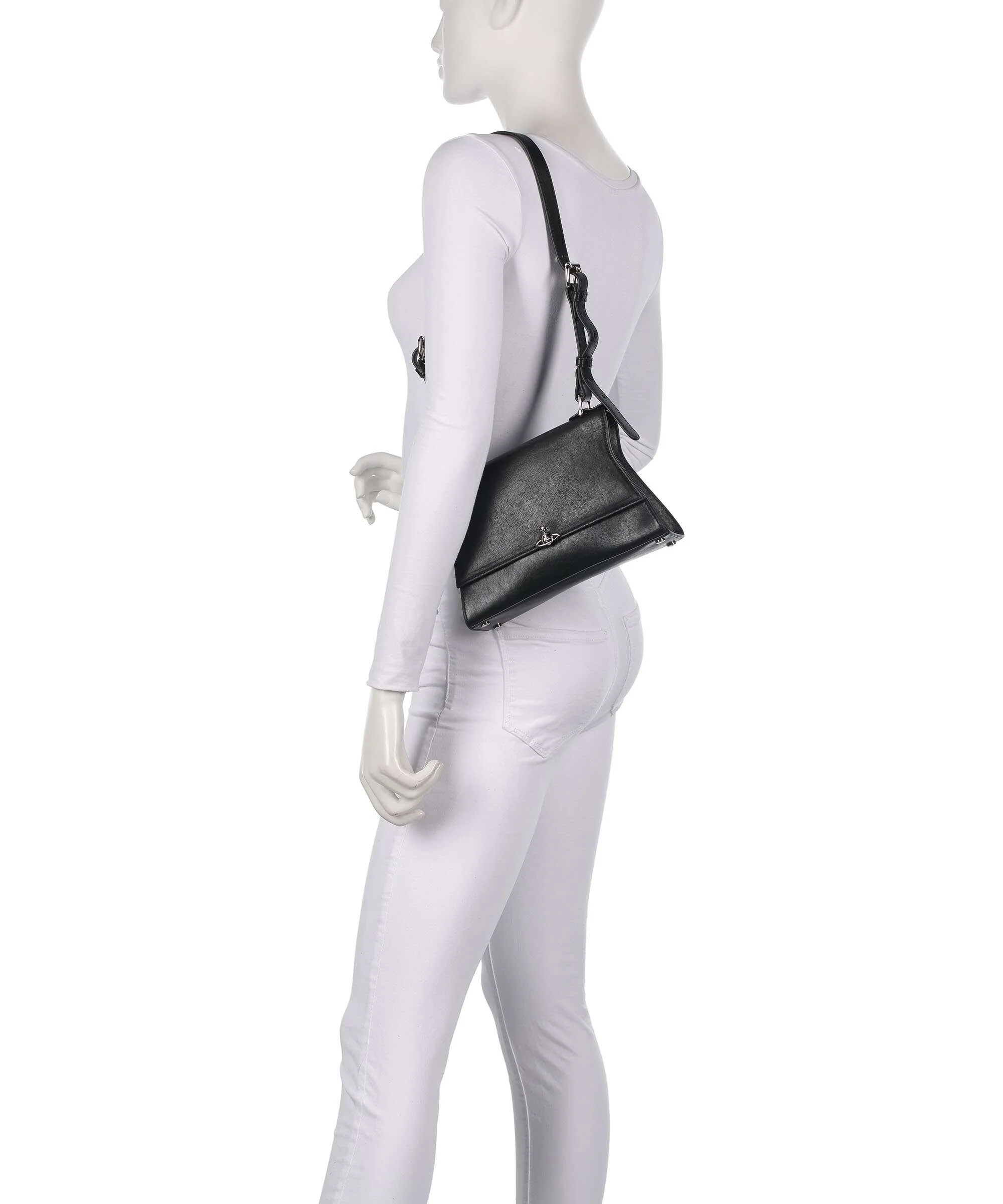 Vivienne Westwood Bianca Supple Small Schoudertas black - Image 3
