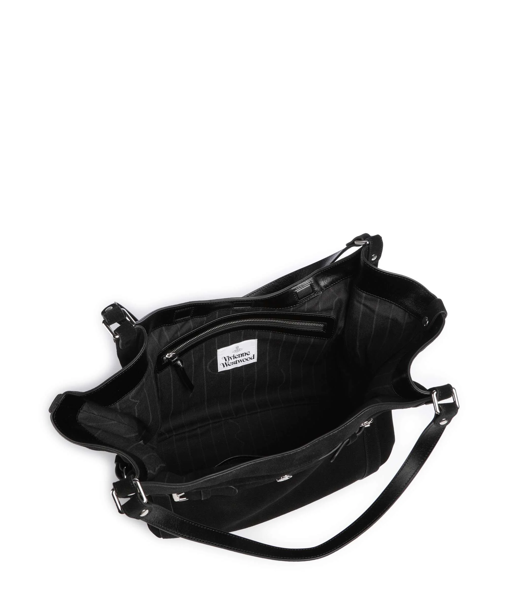 Vivienne Westwood Frankie Suede Large Boodschappentas black - Image 6
