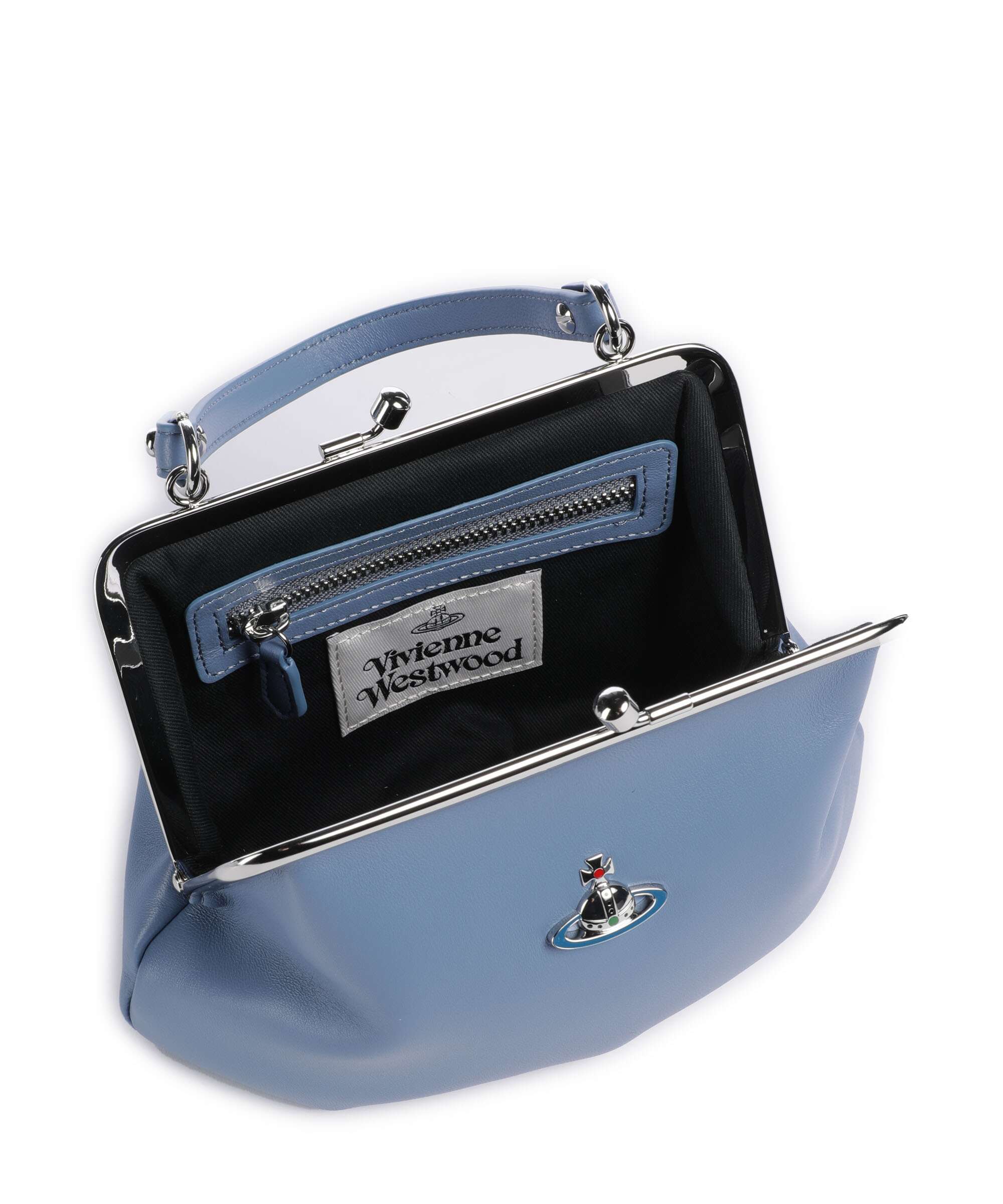 Vivienne Westwood Granny Frame Nappa Crossbody tas blue - Image 6