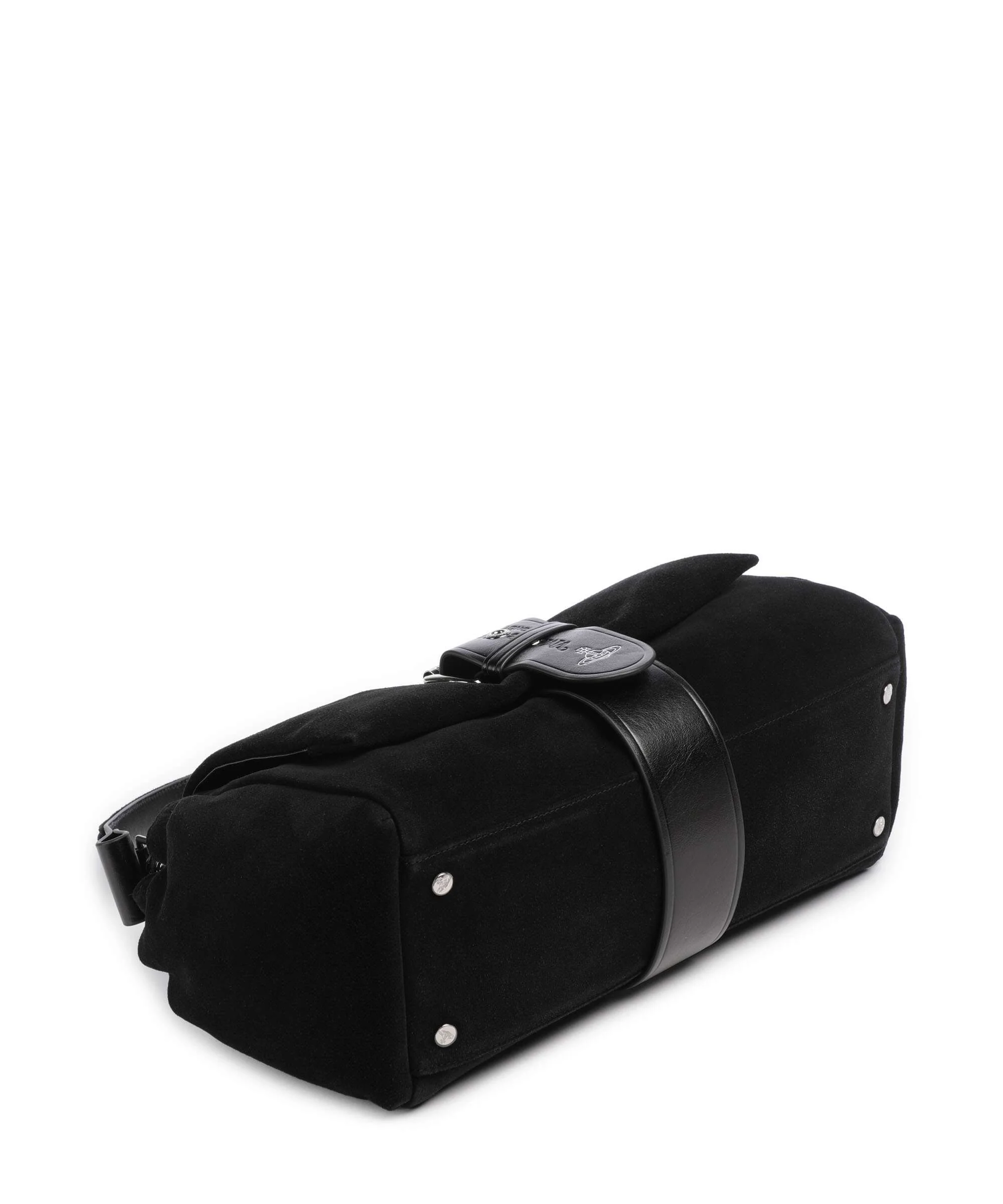 Vivienne Westwood Hazel Suede Treasure XL Schoudertas black - Image 4