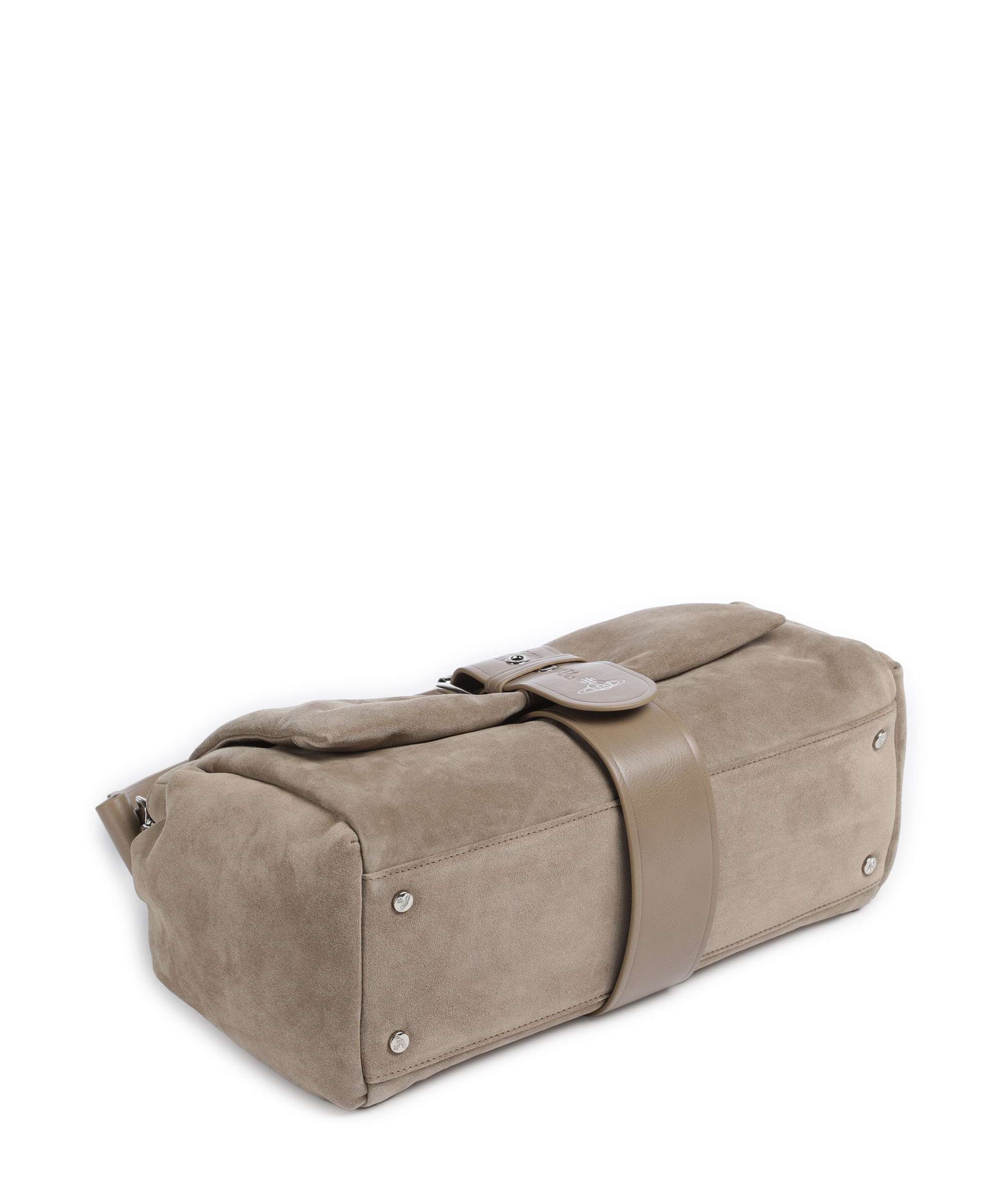 Vivienne Westwood Hazel Suede Treasure XL Schoudertas stone - Image 4