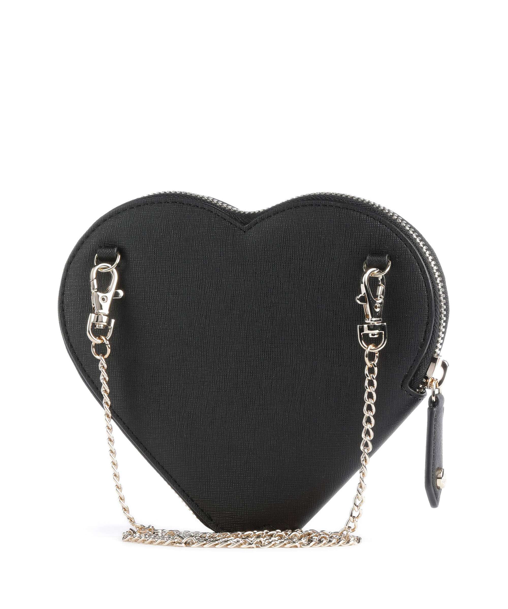 Vivienne Westwood Heart Saffiano Biogreen Crossbody tas black - Image 2