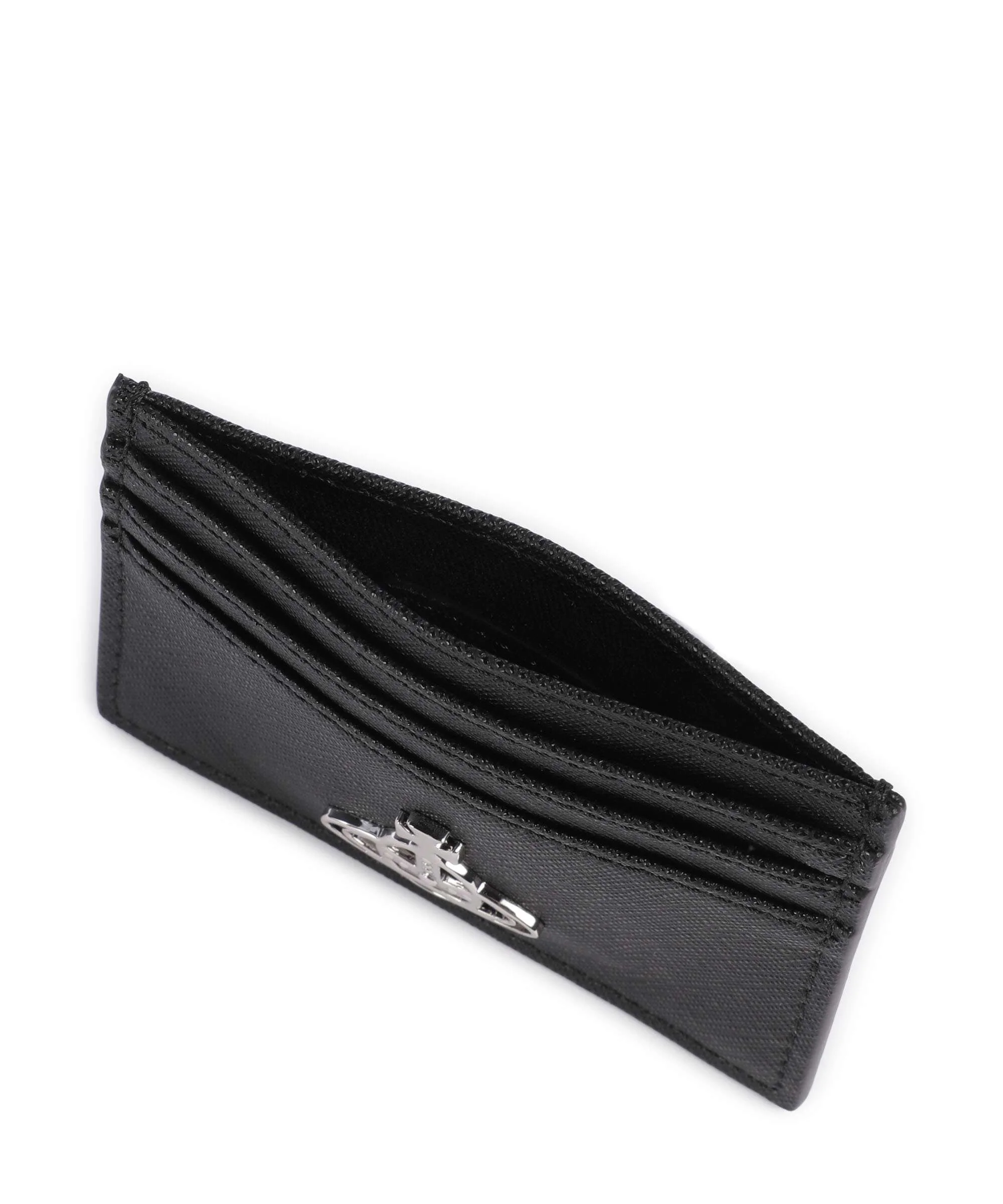 Vivienne Westwood Saffiano Creditcardhouder black - Image 4
