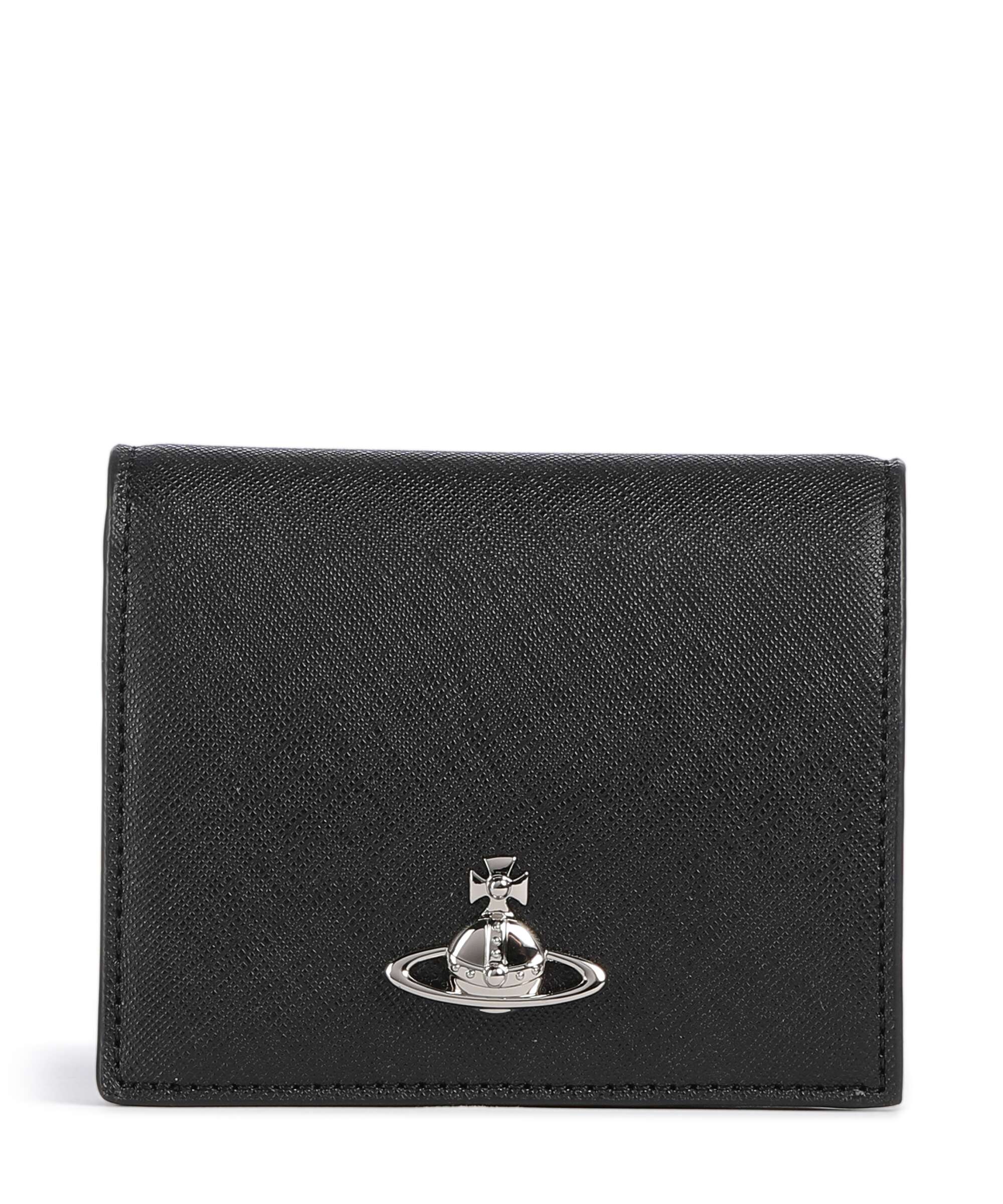 Vivienne Westwood Saffiano Plain Portemonnee black