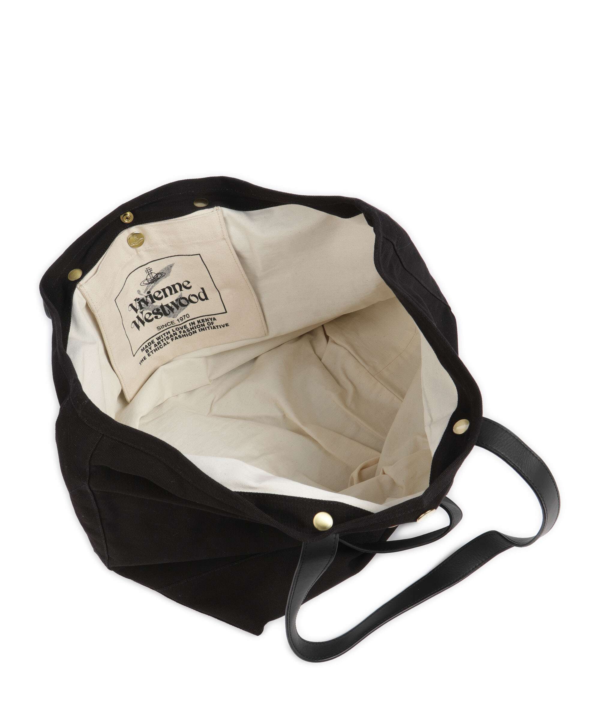 Vivienne Westwood Utility Canvas Boodschappentas black - Image 6
