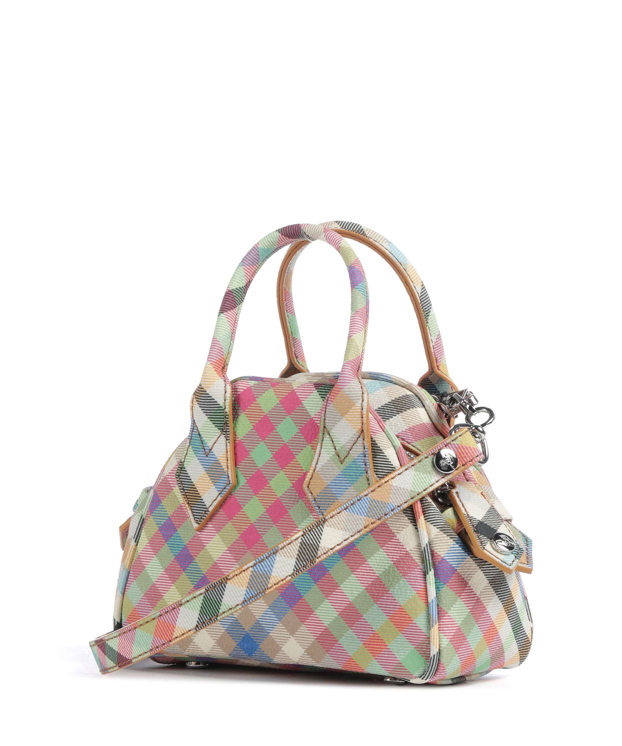 Vivienne Westwood Yasmine Buccia D'Arancia Mini Crossbody tas heather plaid - Image 2