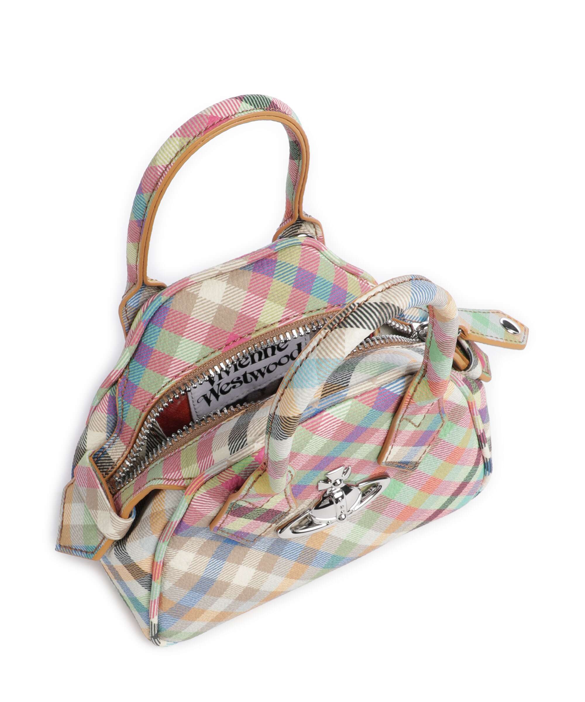Vivienne Westwood Yasmine Buccia D'Arancia Mini Crossbody tas heather plaid - Image 6