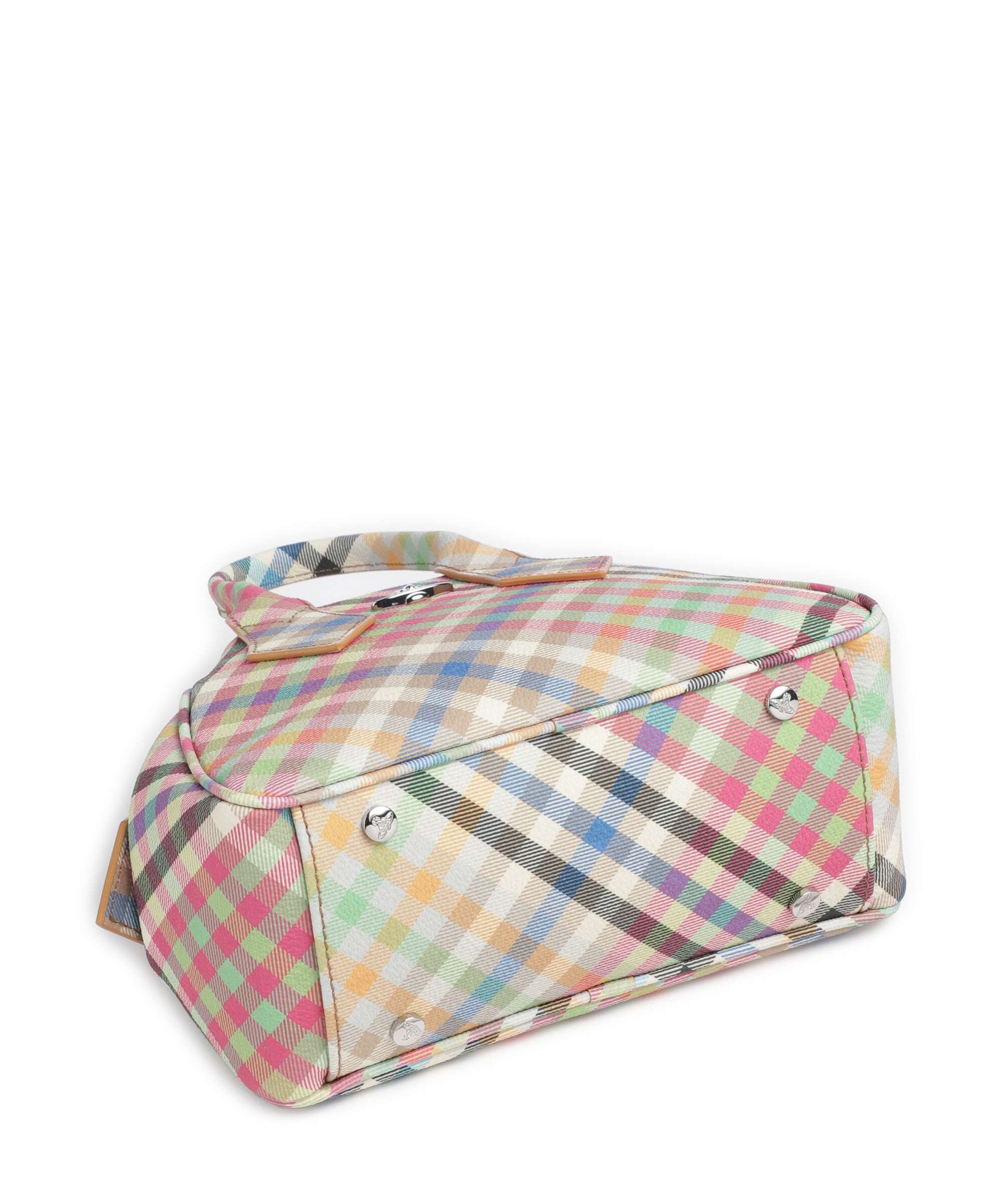Vivienne Westwood Yasmine Buccia D'Arancia Small Handtas heather plaid - Image 4