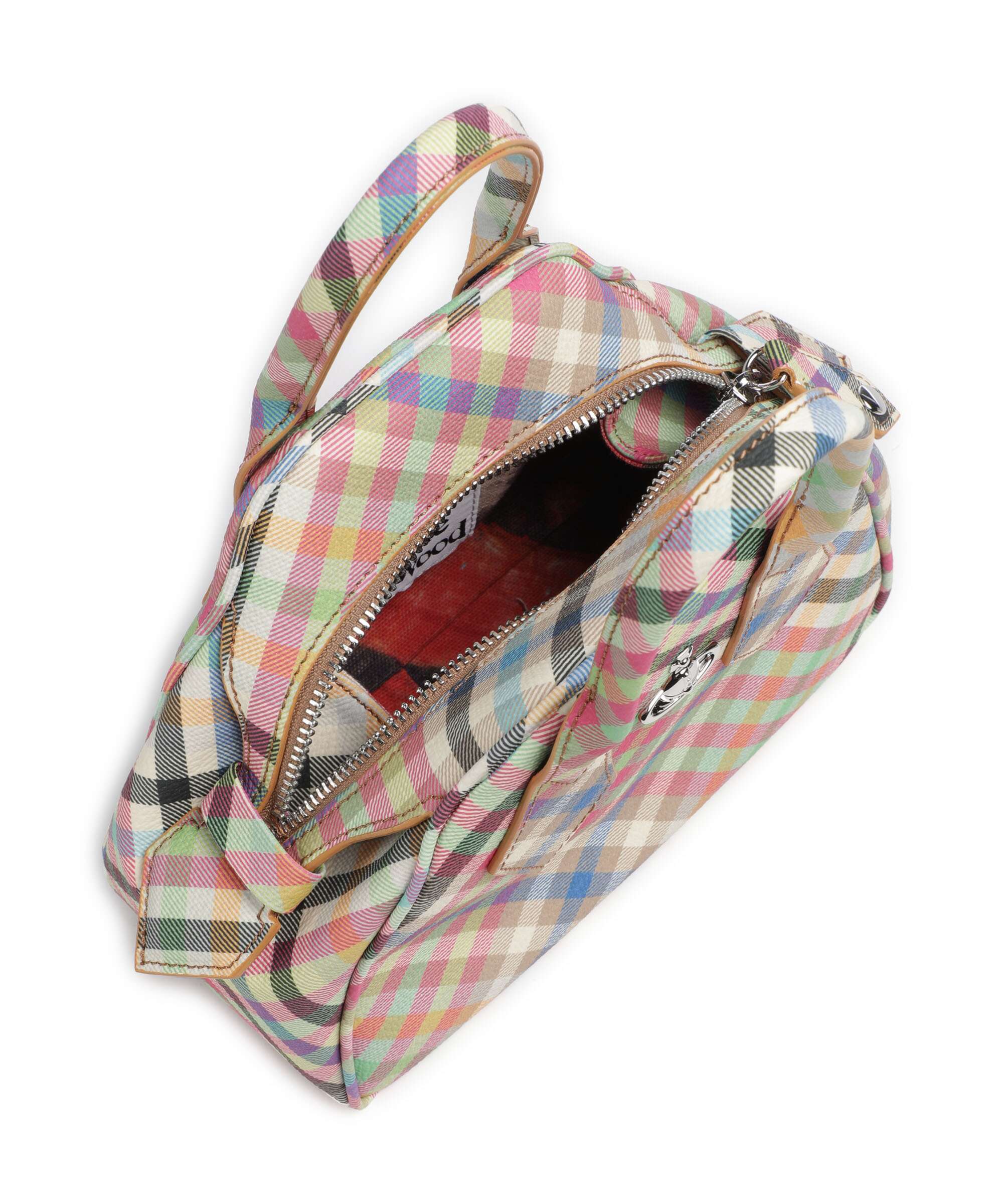Vivienne Westwood Yasmine Buccia D'Arancia Small Handtas heather plaid - Image 5