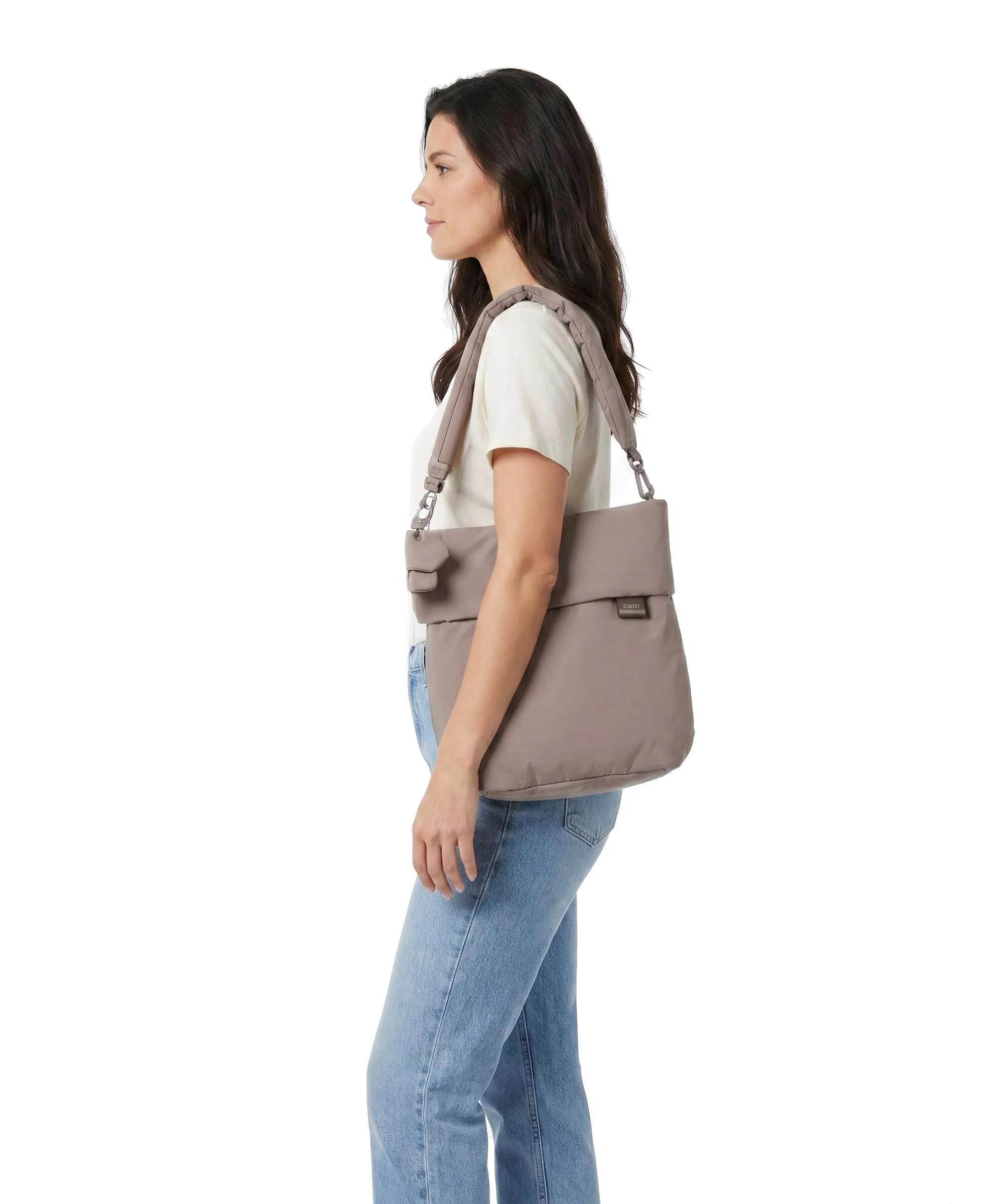 Zwei Hannah HA12 Hobo tas cappuccino - Image 3