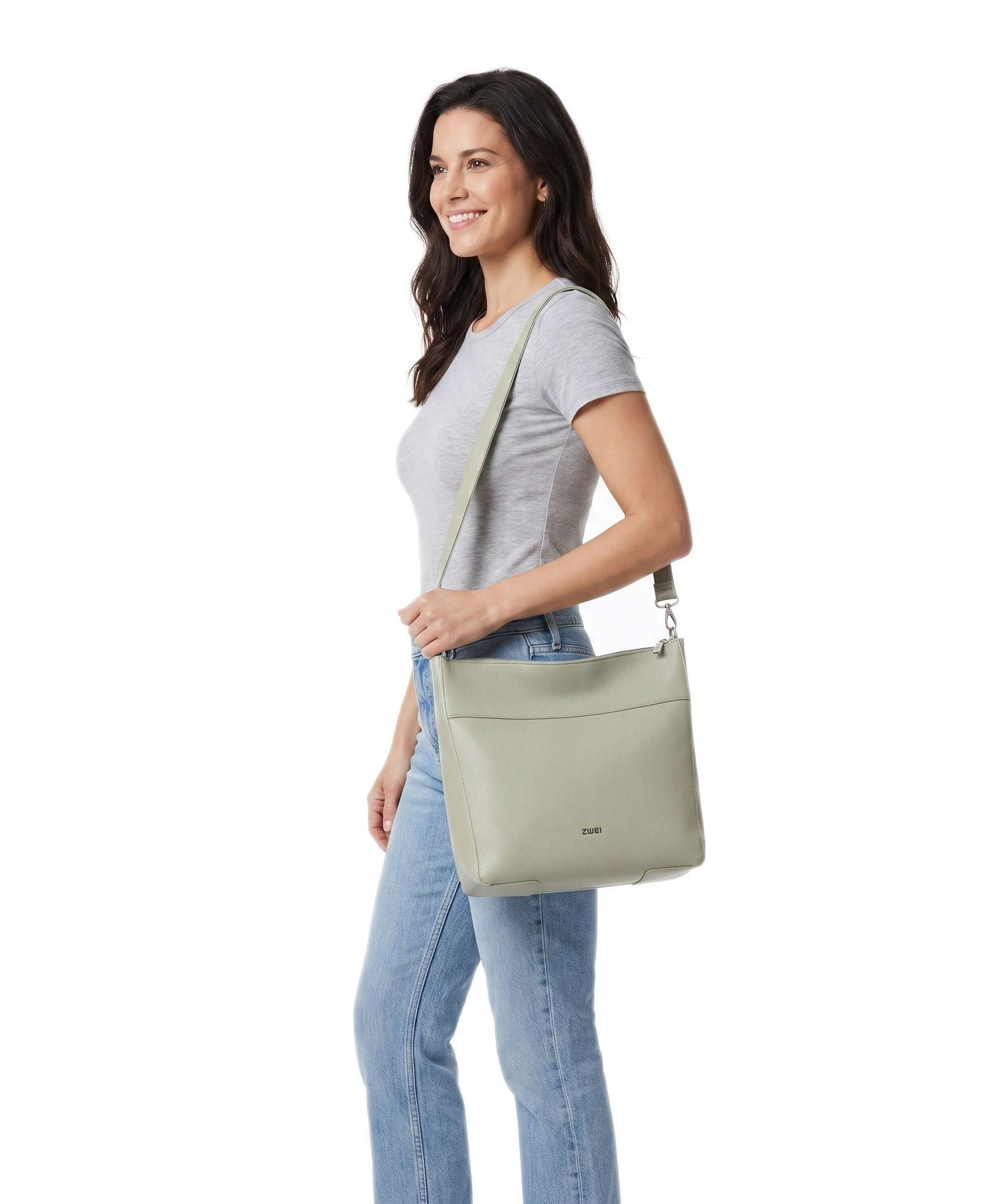 Zwei MADEMOISELLE.M M110 Hobo tas jade - Image 3