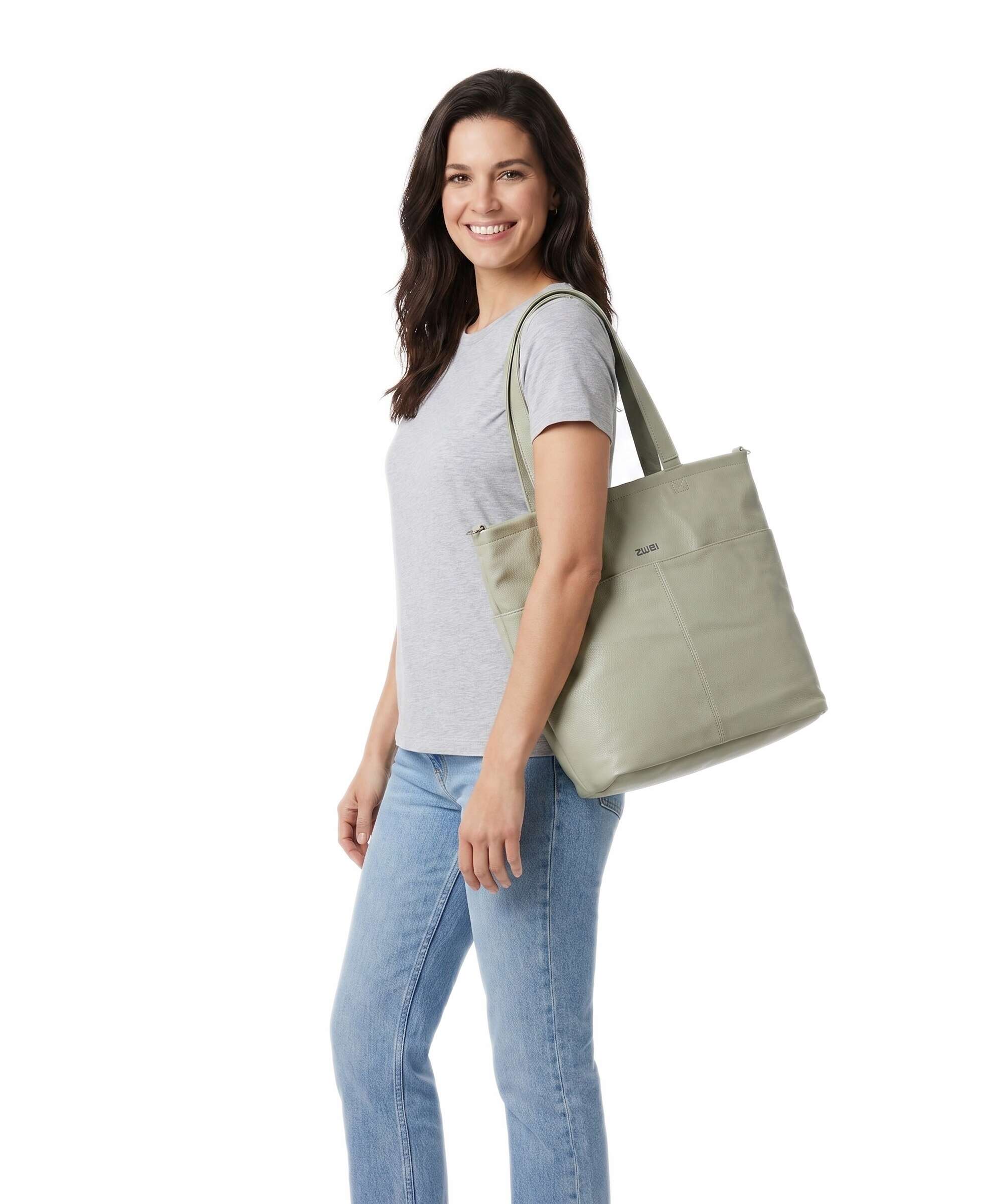 Zwei Mademoiselle.M M145 Boodschappentas jade - Image 3
